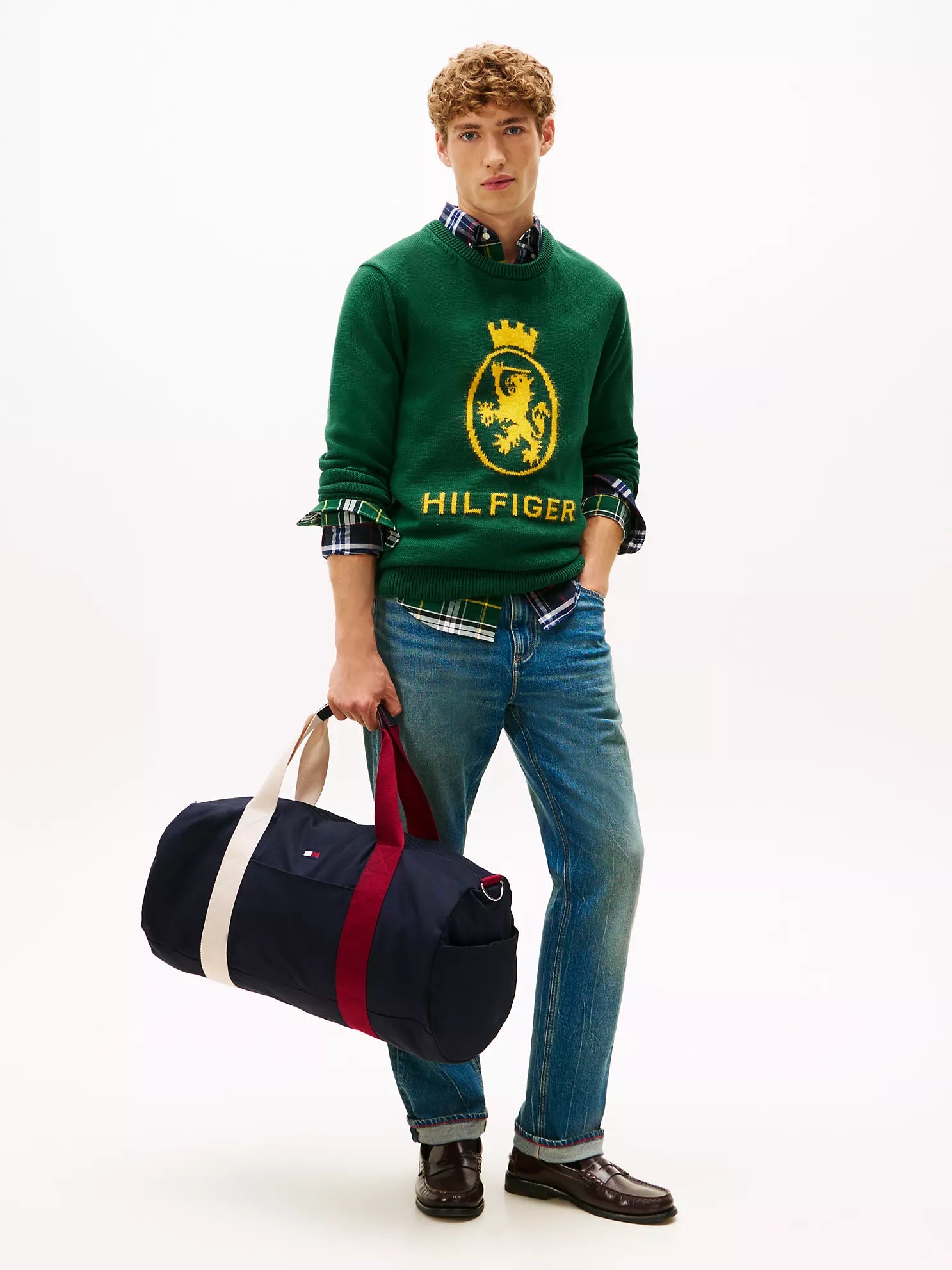 MEns' Tommy Colorblock Tommy Flag Duffle