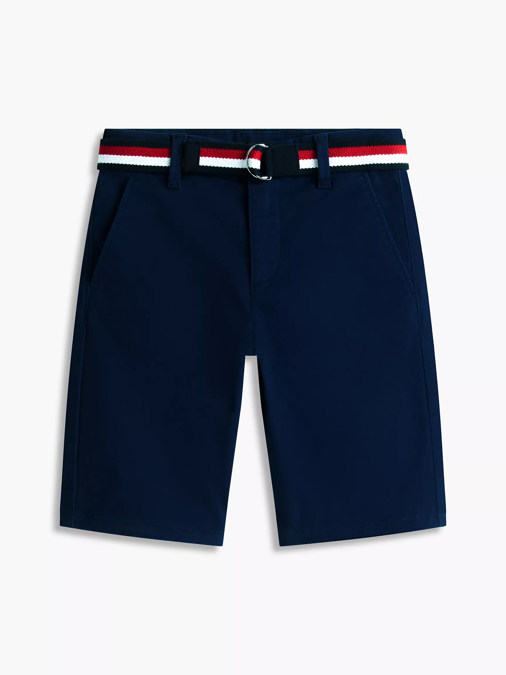 Kids' Belted Chino Short-Navy carbon
