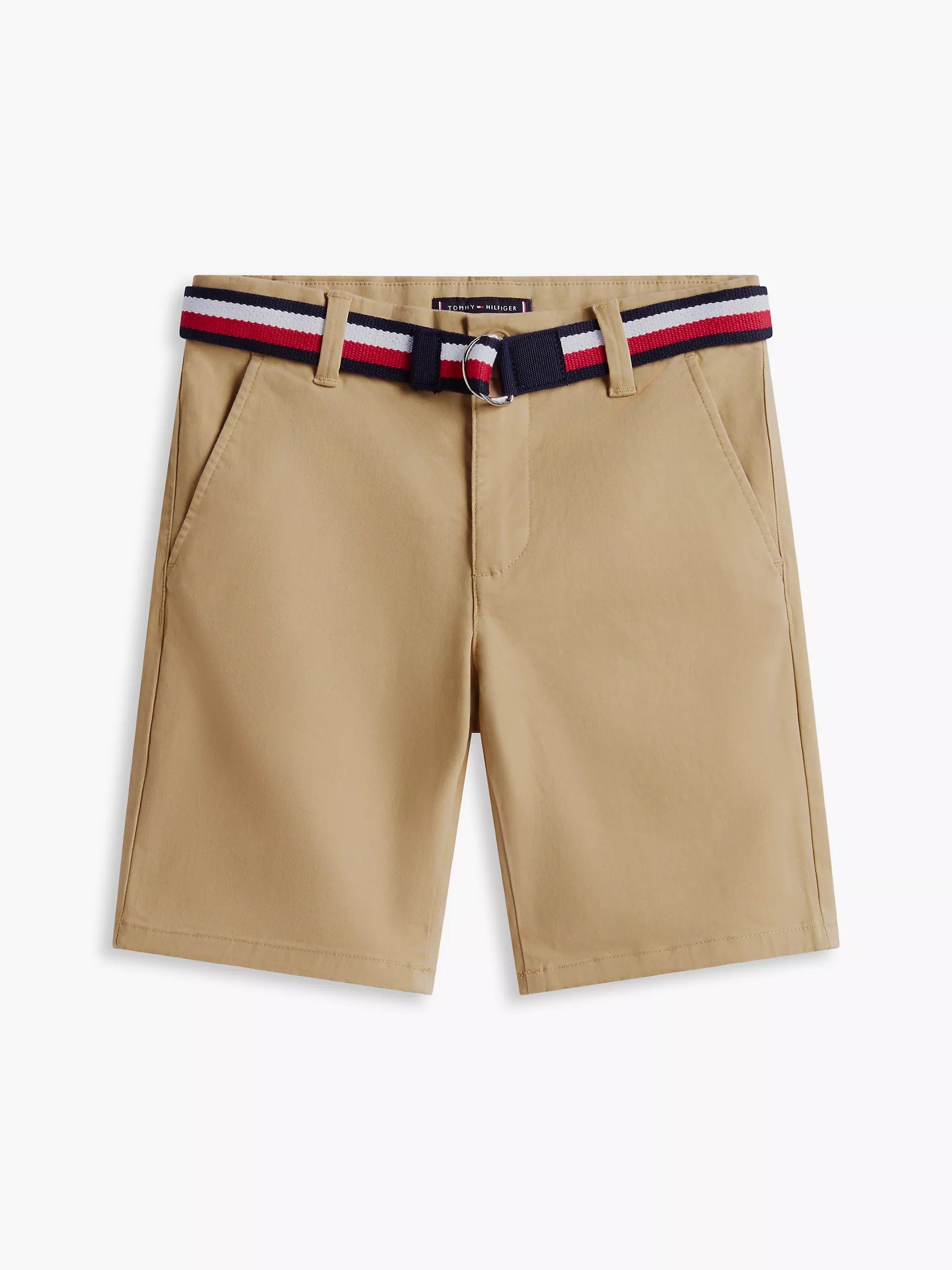 Kids' Belted Chino Short-Khaki