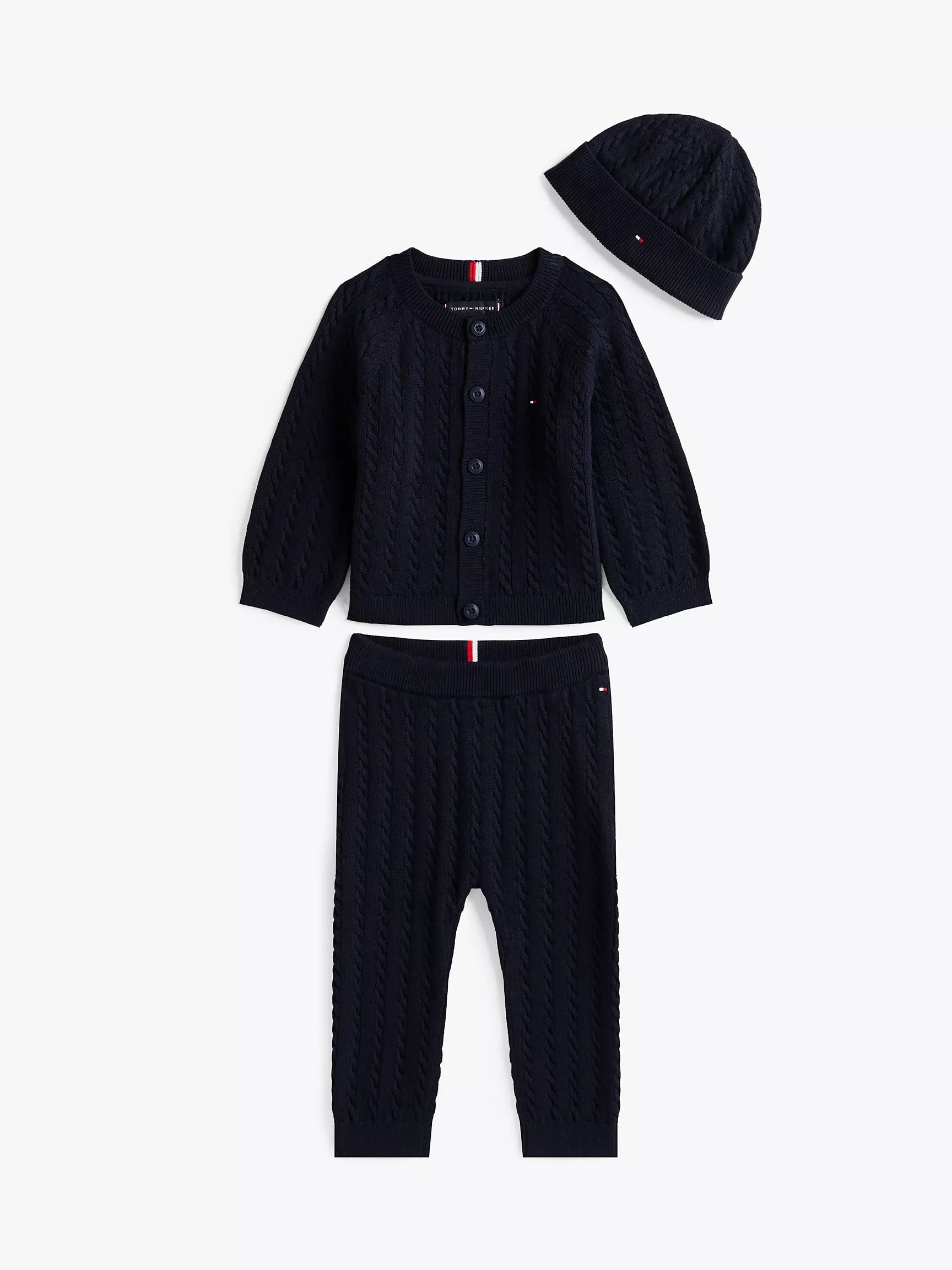 Baby Boys' Tommy Cable Knit Sweater and Pant Set