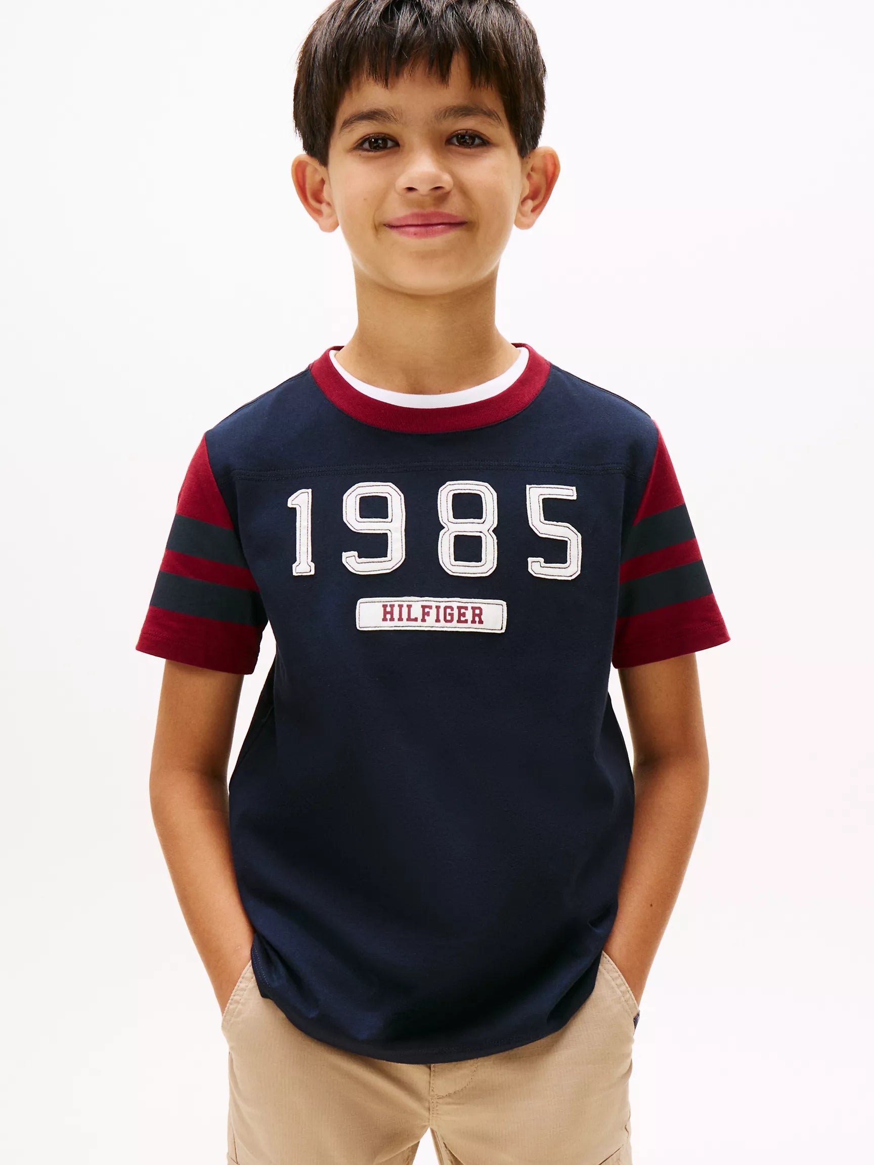 Tommy Boys' Hilfiger 1985 Logo T-Shirt