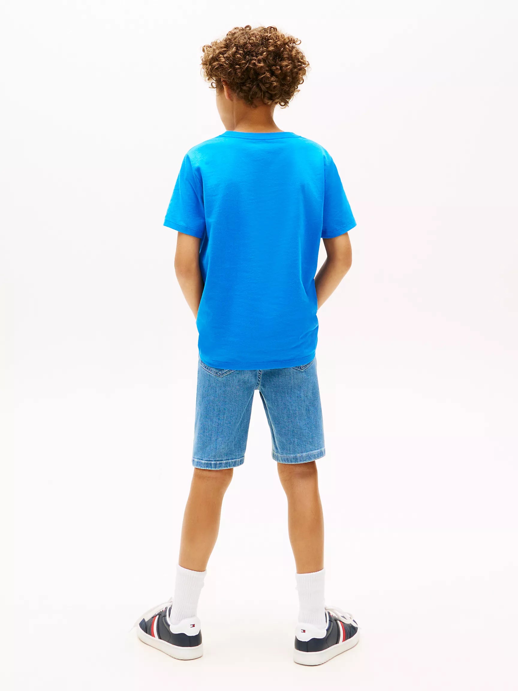 Tommy Hilfiger Kids' Varsity Logo T-Shirt Boys-Blue