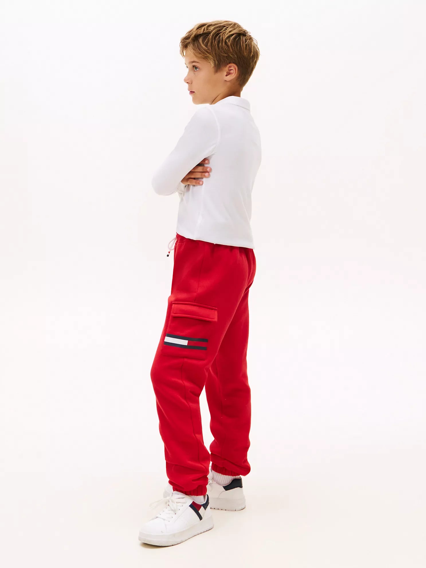 Boys Tommy Fleece Cargo Jogger