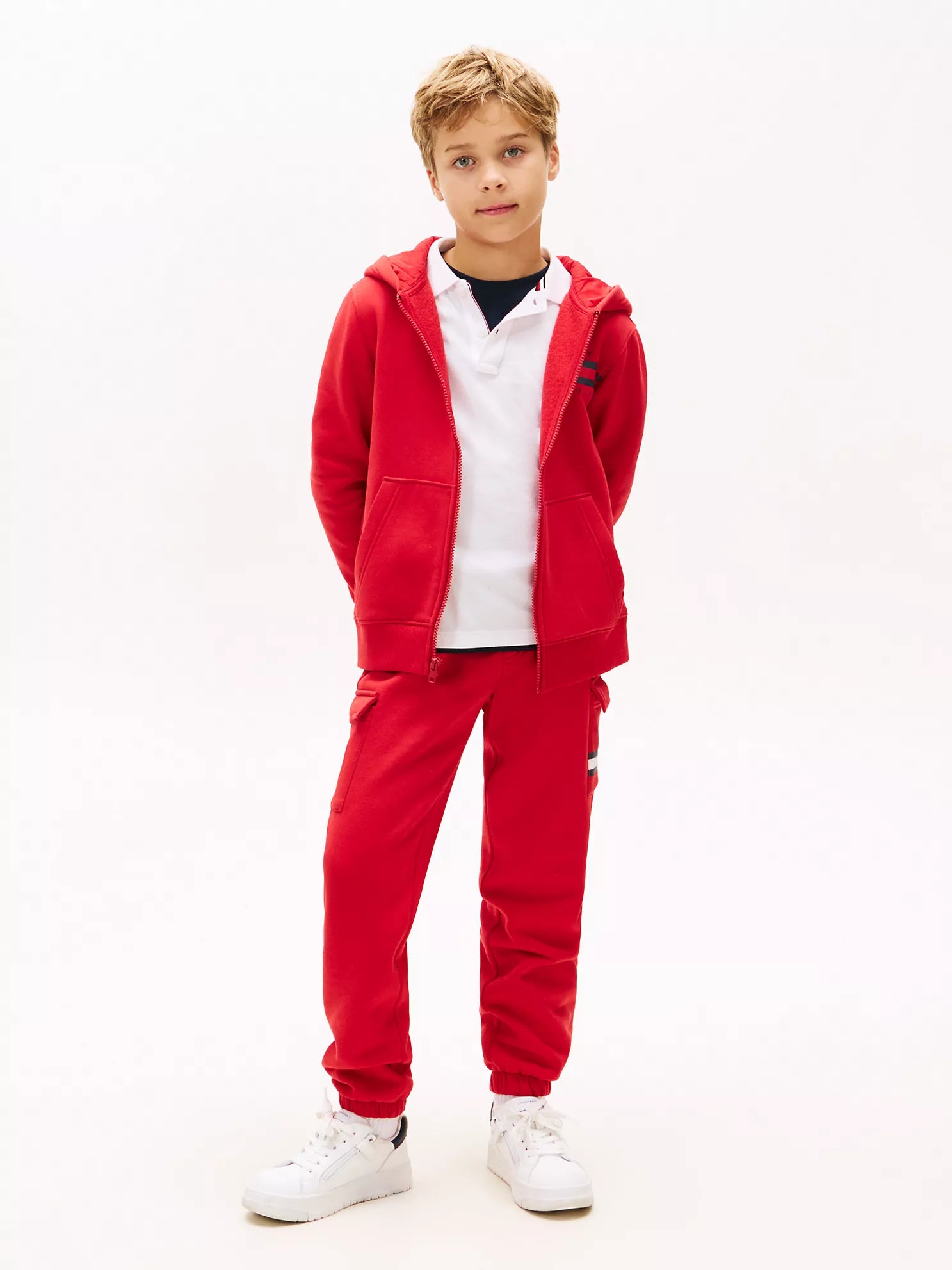Boys Tommy Fleece Cargo Jogger