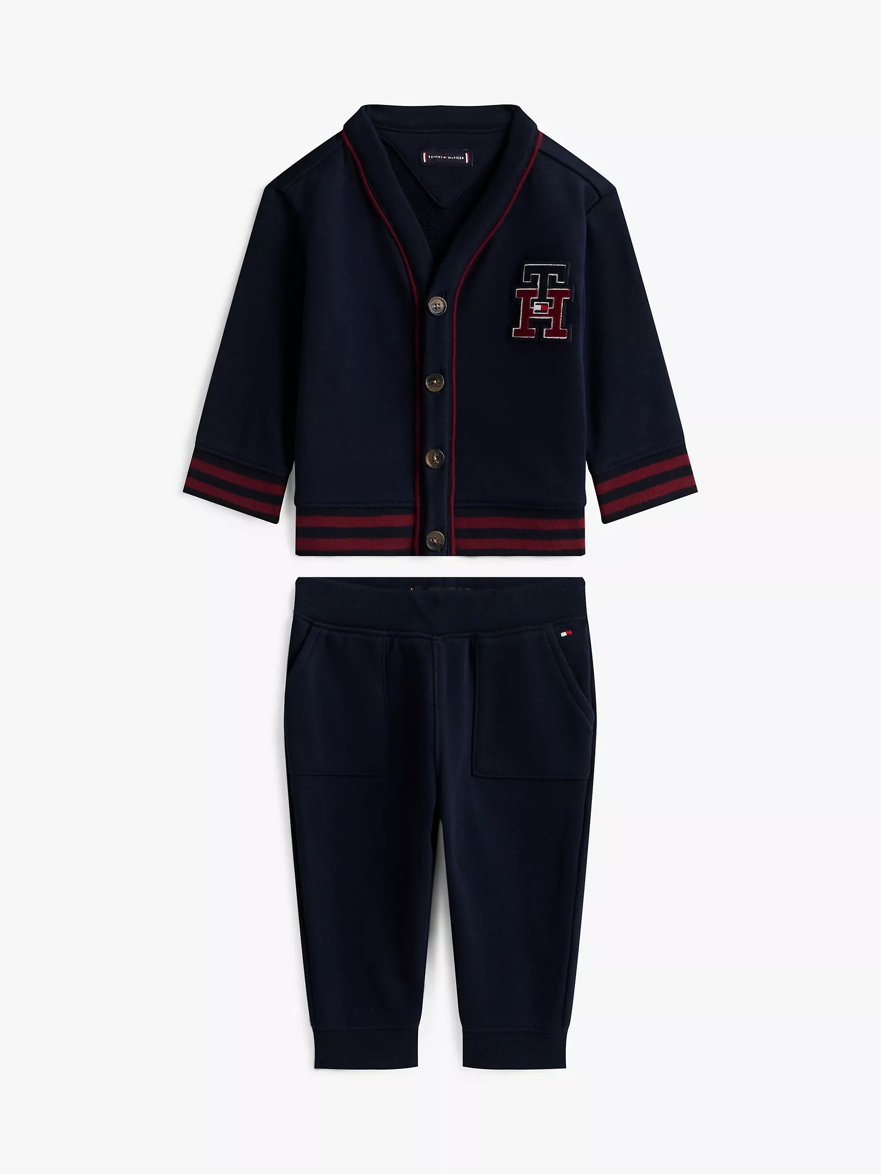 Baby Boys' Tommy Fleece Cardigan and Pant Set