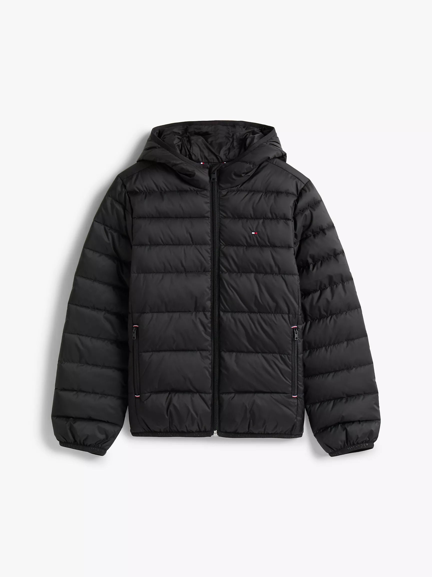 Boys Tommy Water-Resistant Packable Jacket black