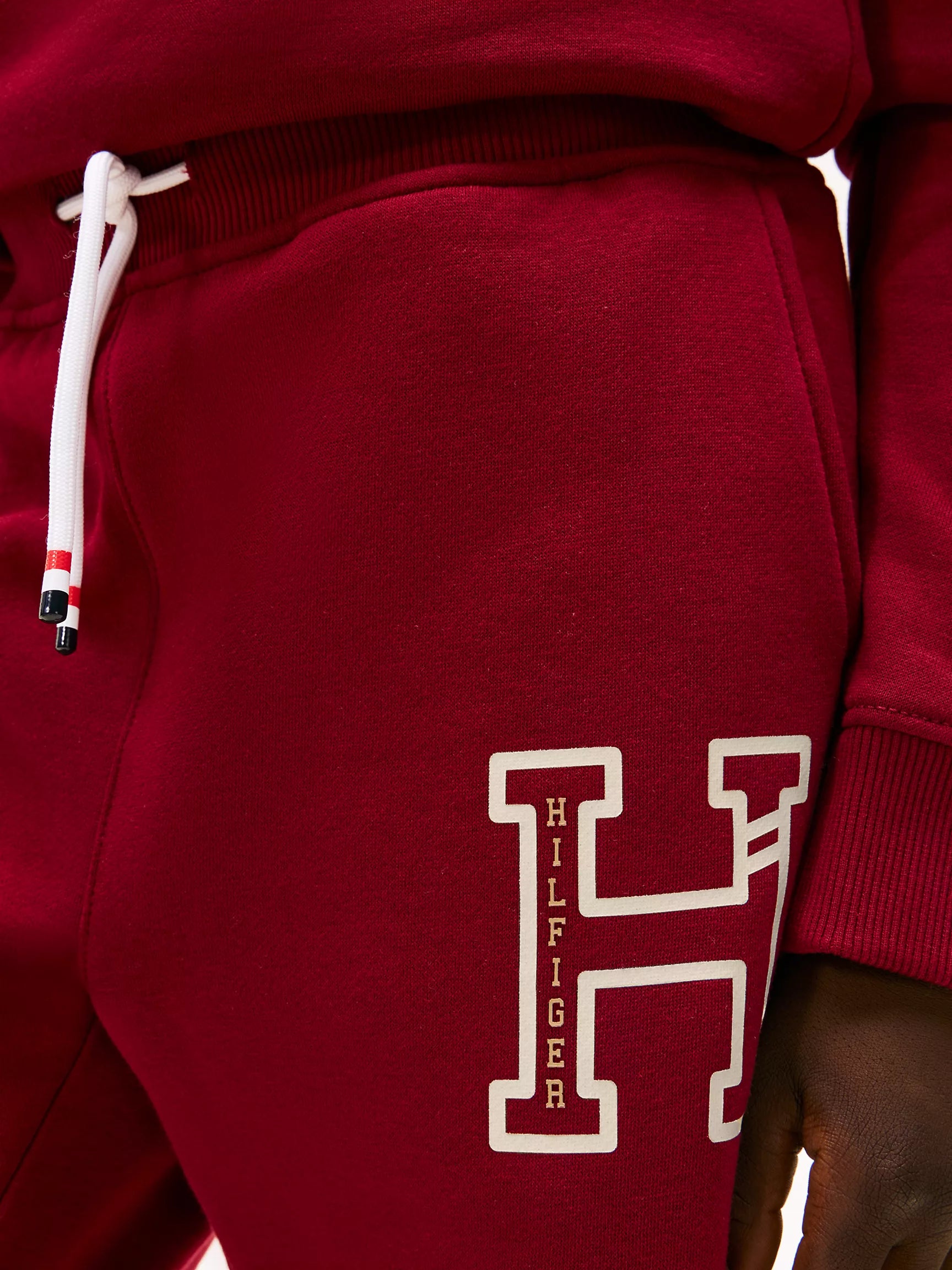 Boys' Tommy H Logo Sweatpant/ Rouge