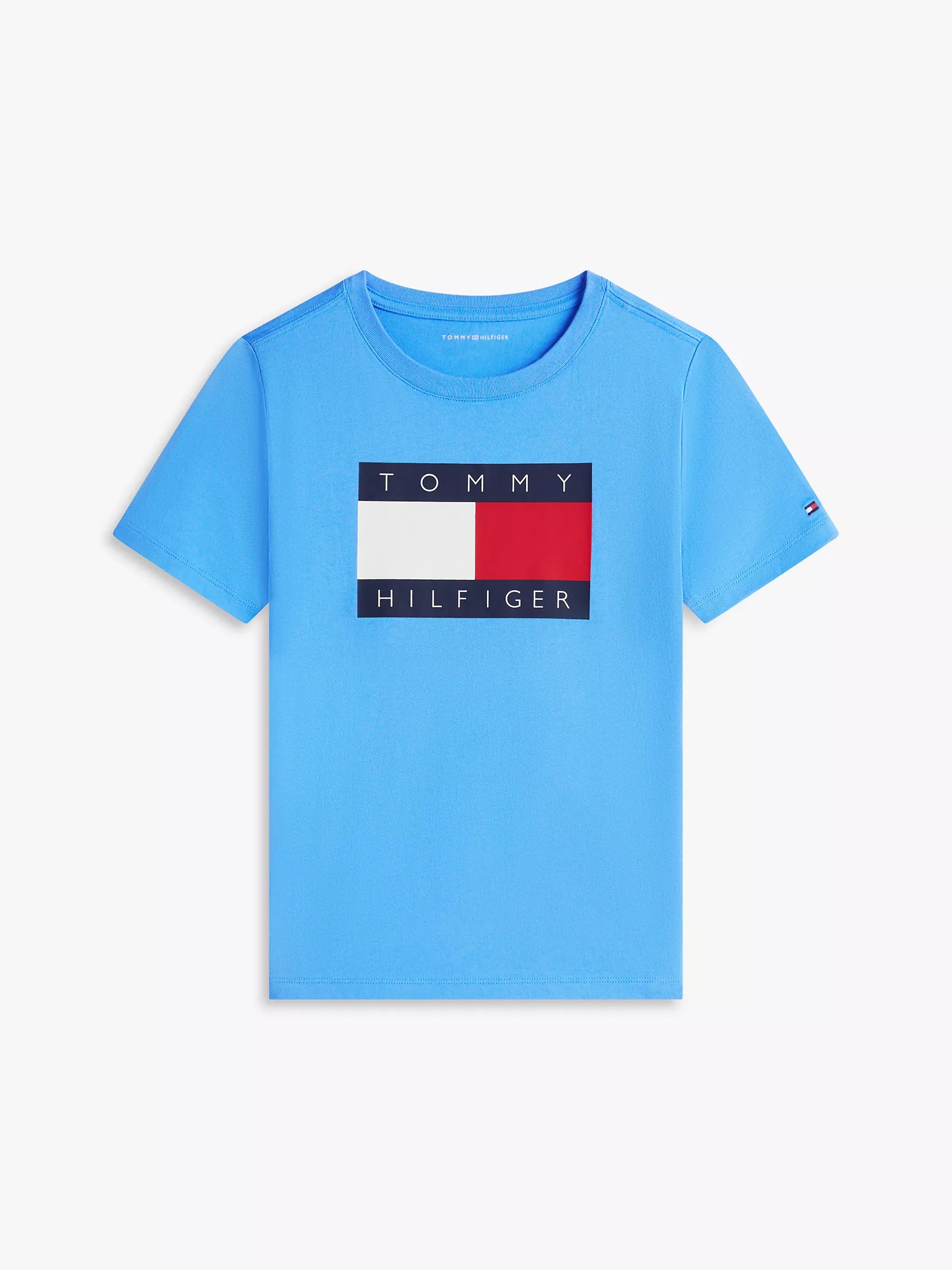 Kids' Tommy Flag Logo T-Shirt-Blue Spell