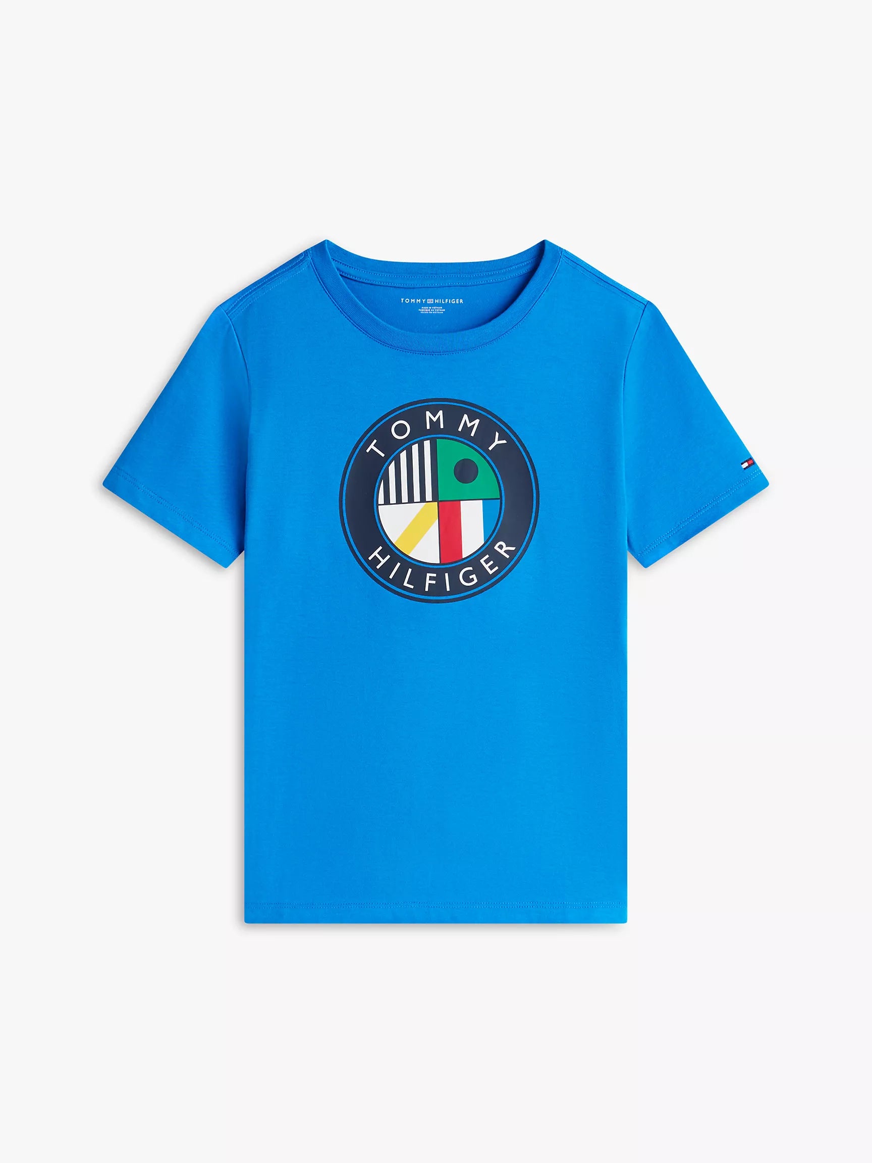 Kids' Sailing Circle Logo T-Shirt-Dynamic Blue