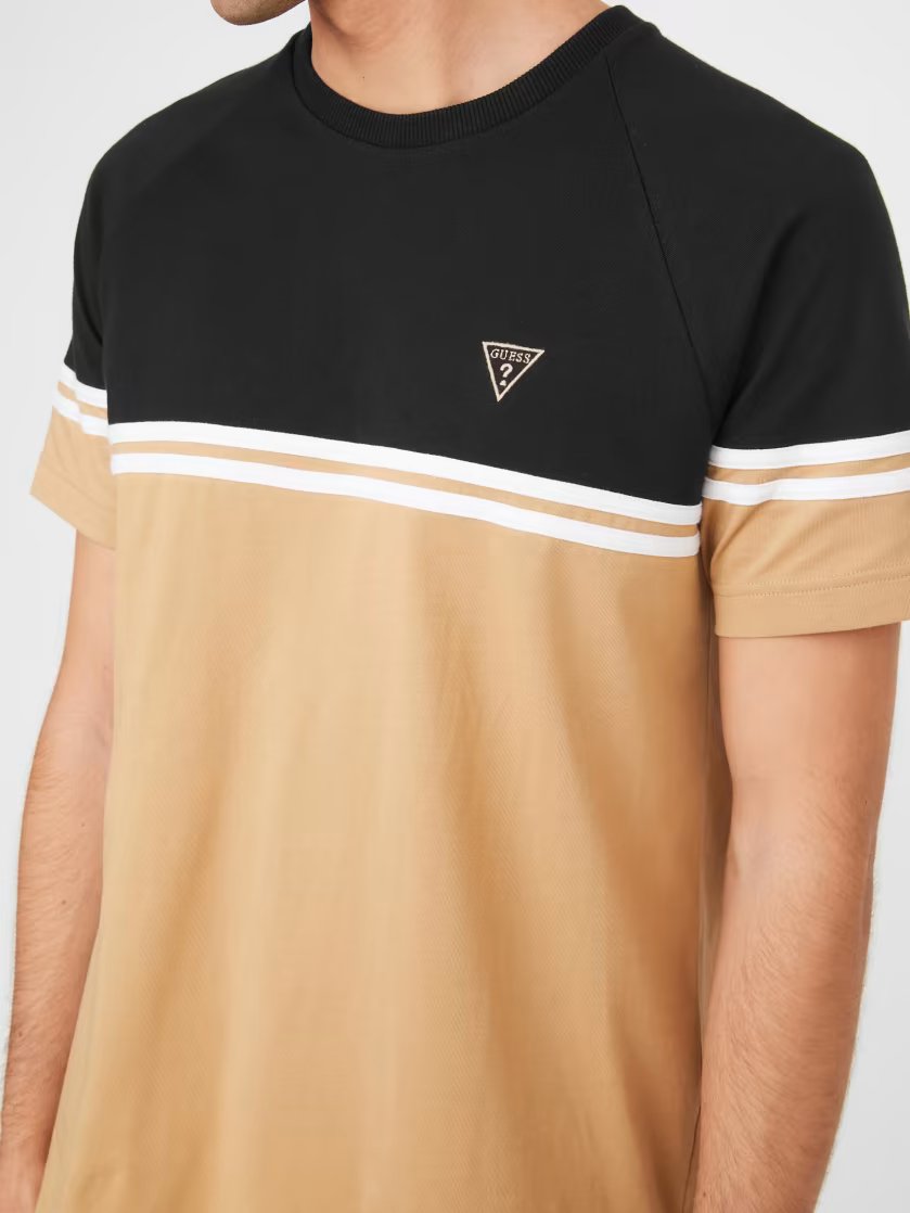 Mens' Guess Eco Kido Color-Block Tee