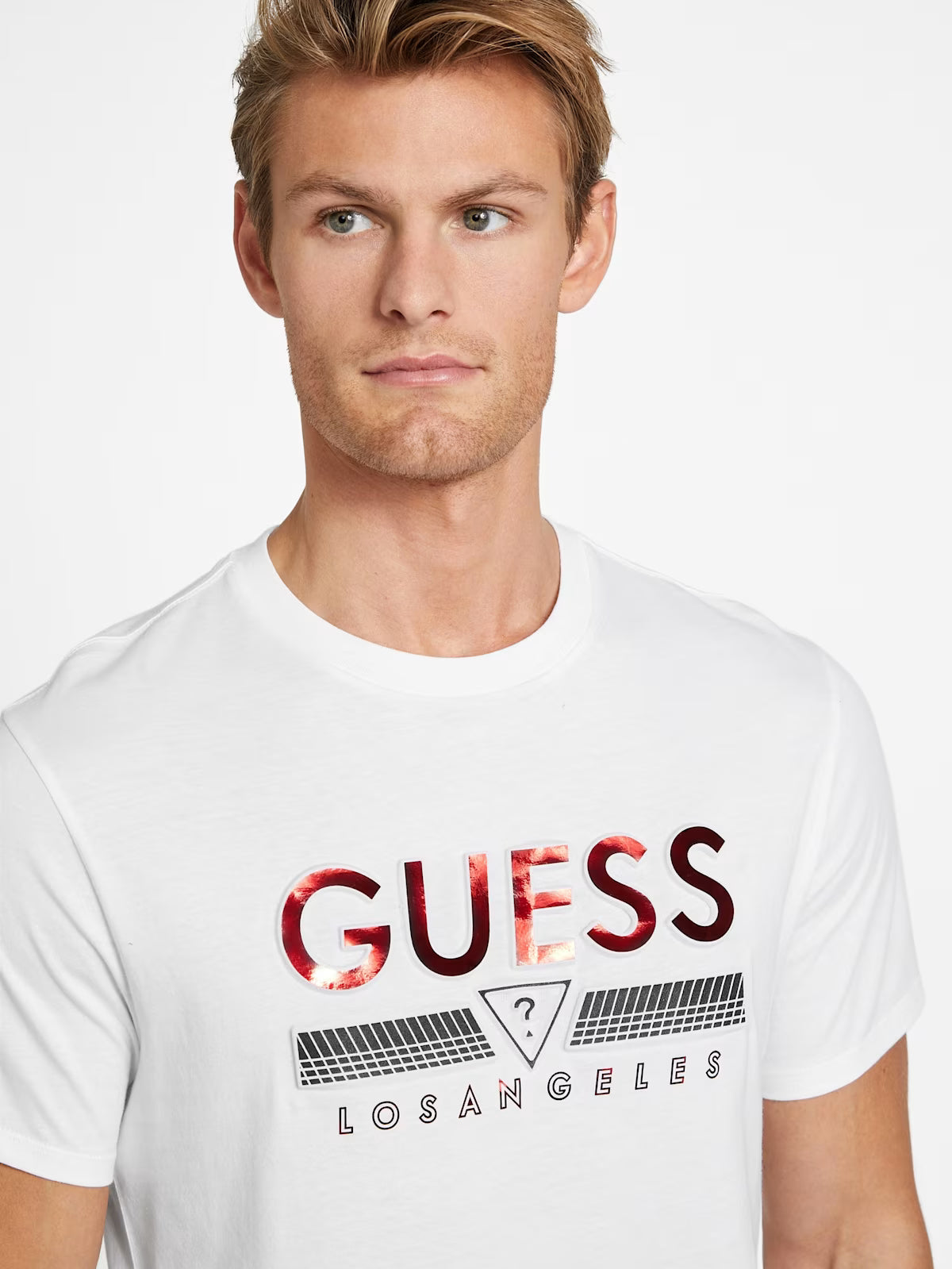 Guess Mens' Eco Koda Crewneck Tee/ WHITE