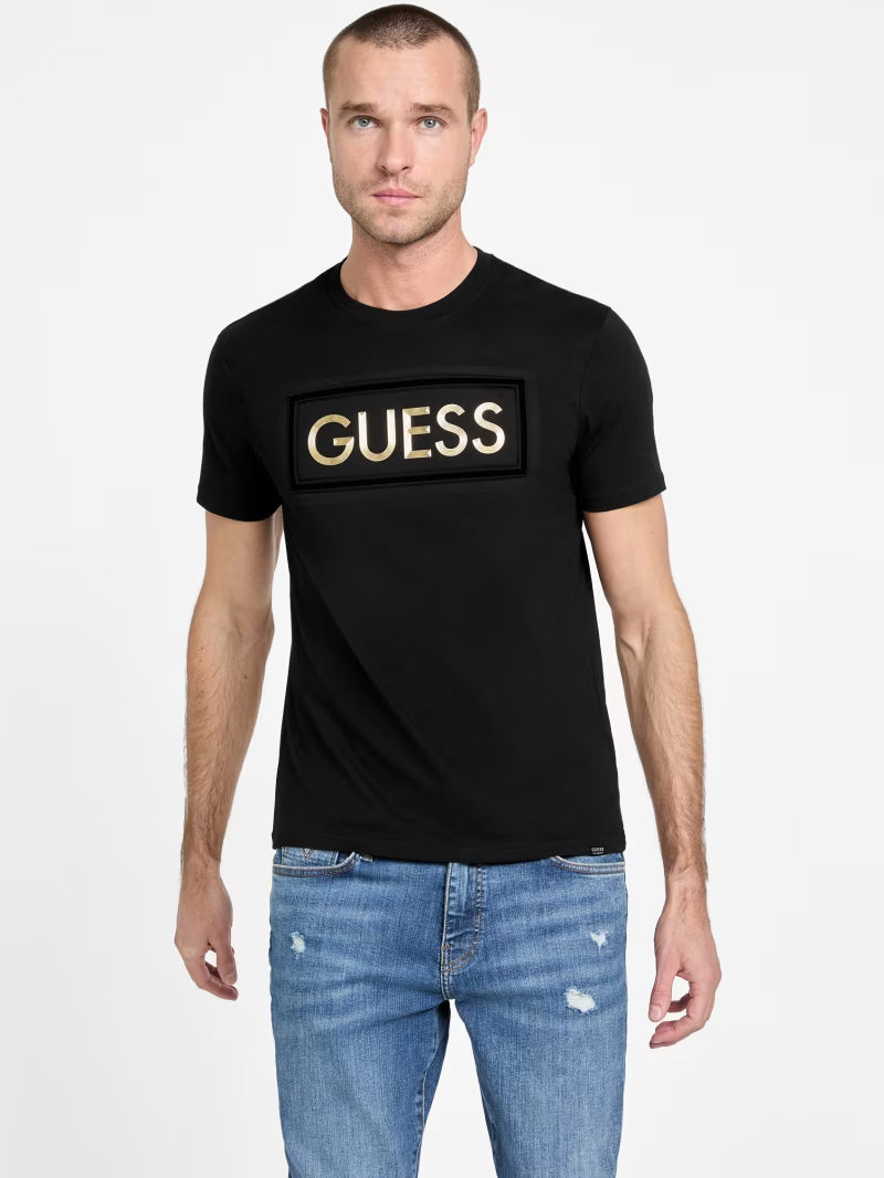 GUESS MENS' Eco Crowel Logo Tee