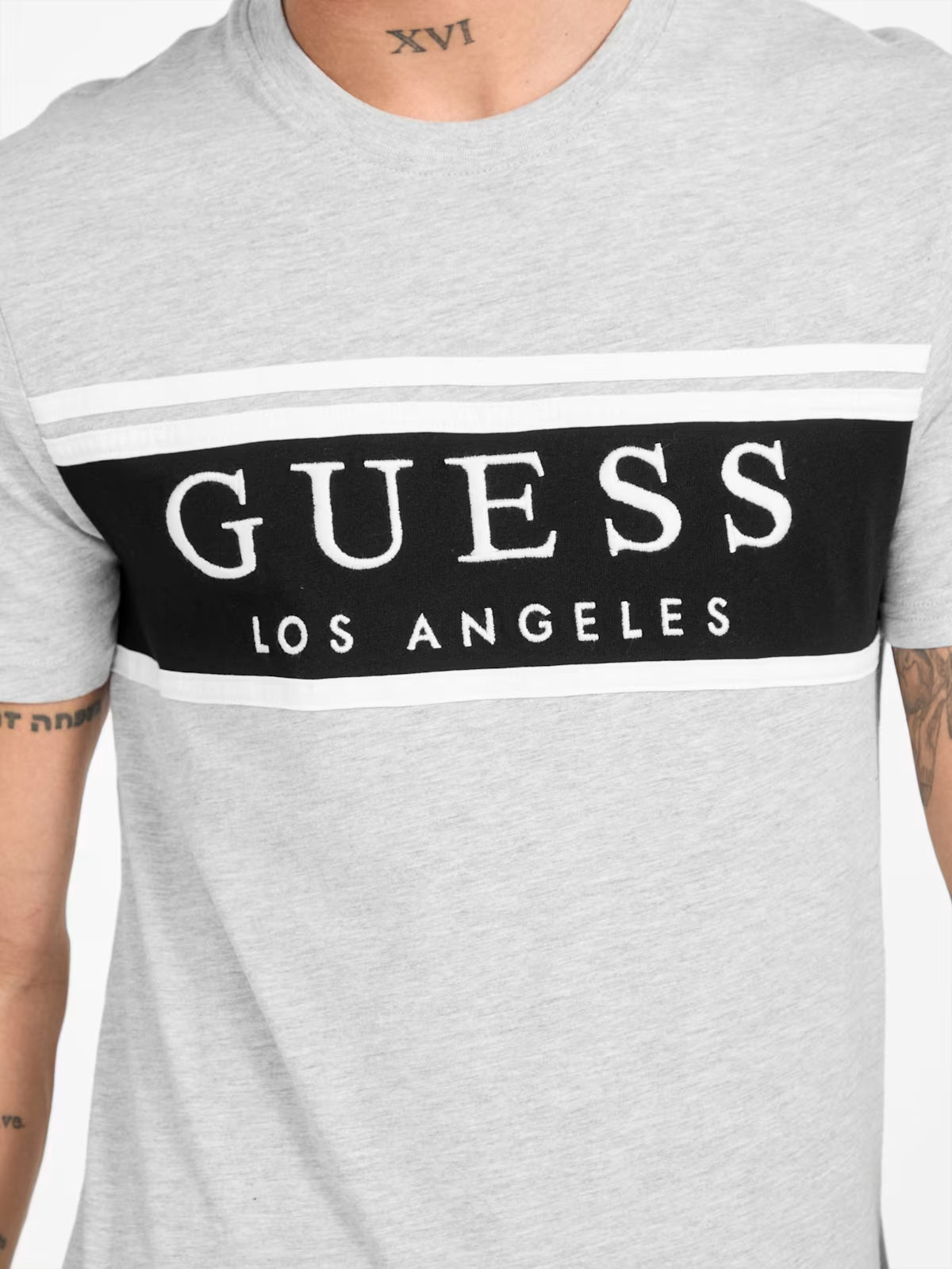 Guess Mens' Eco Rickinson Logo Tee