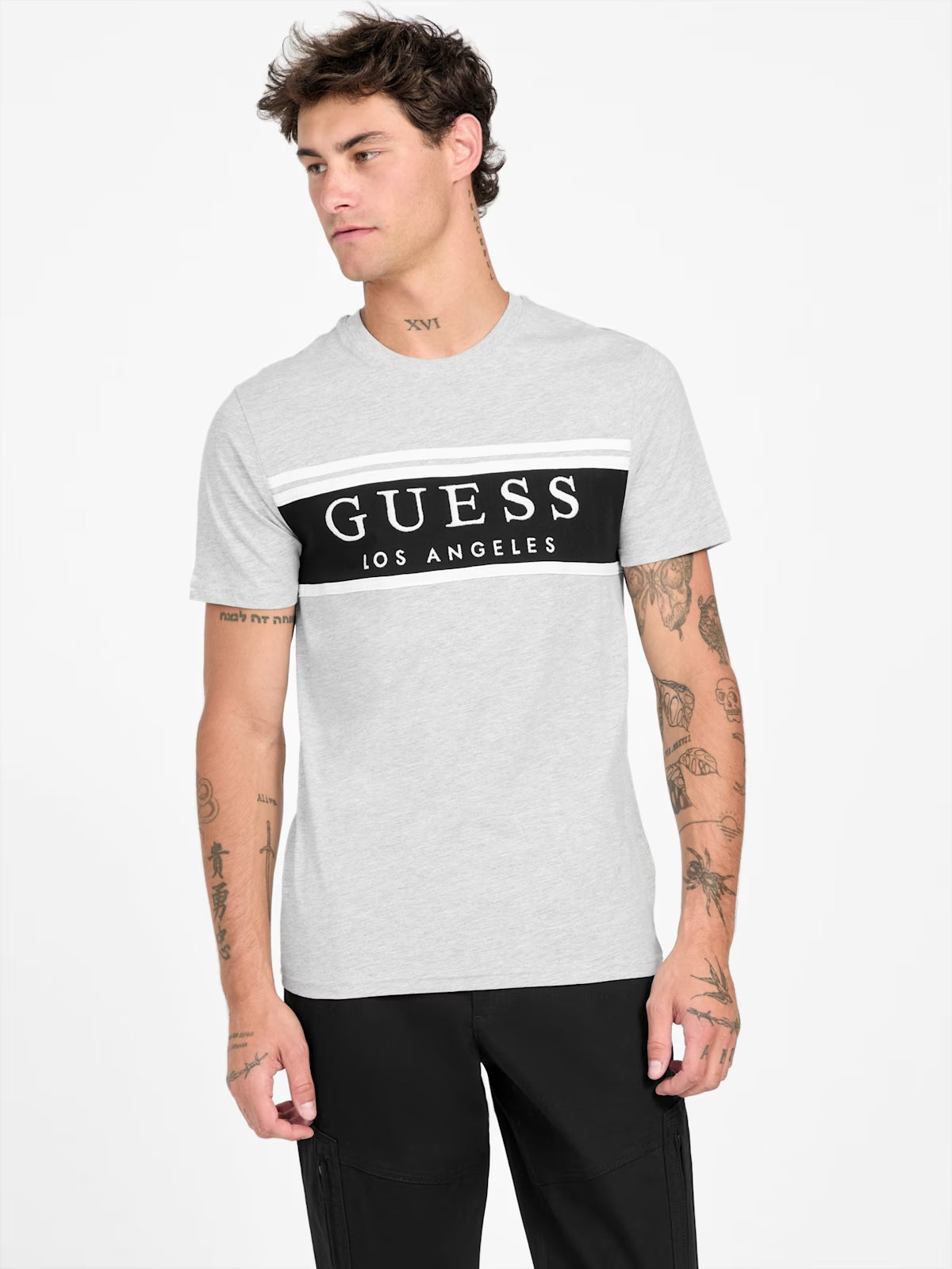 Guess Mens' Eco Rickinson Logo Tee