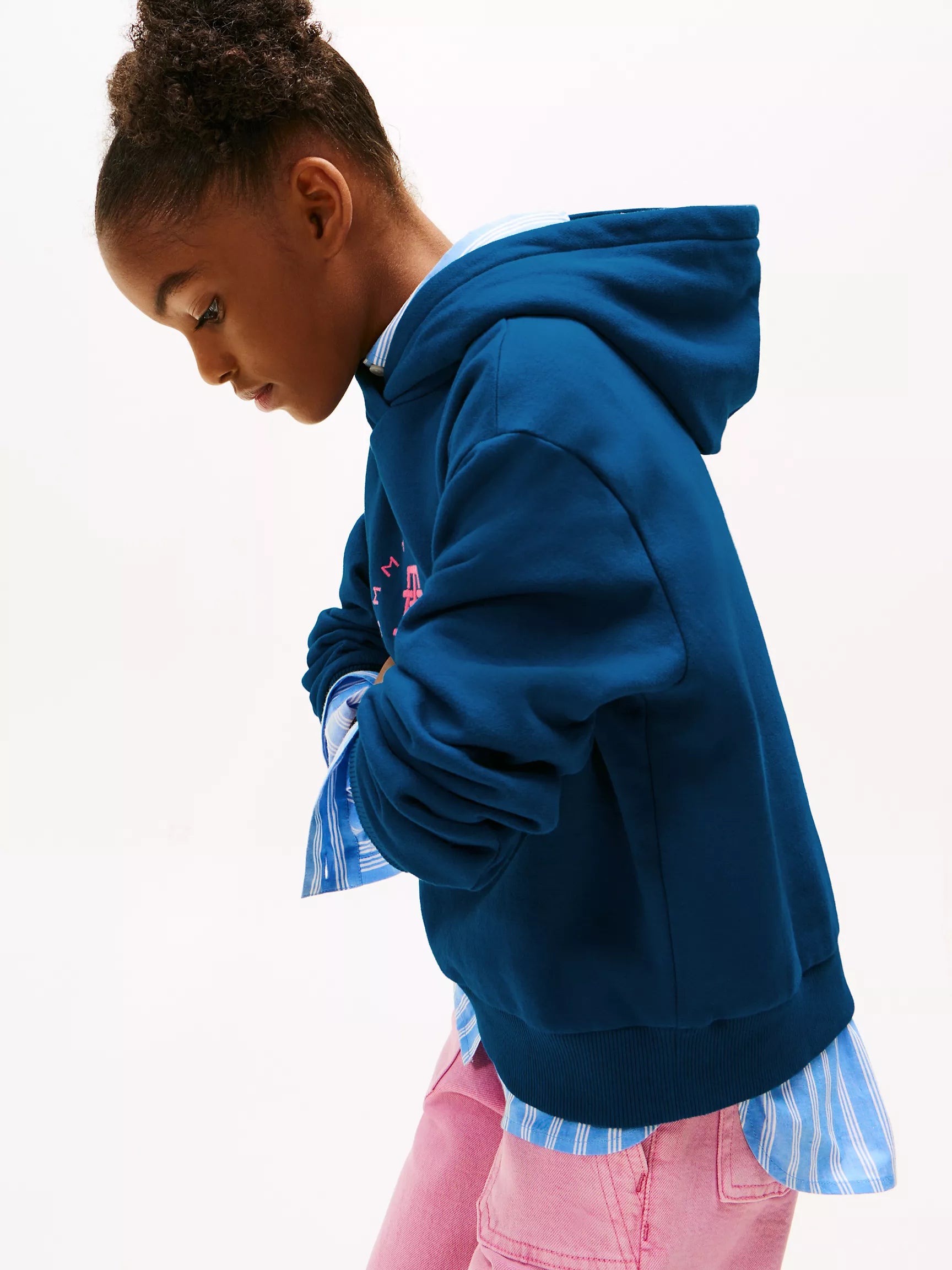 TOMMY Girls Circle Logo Hoodie