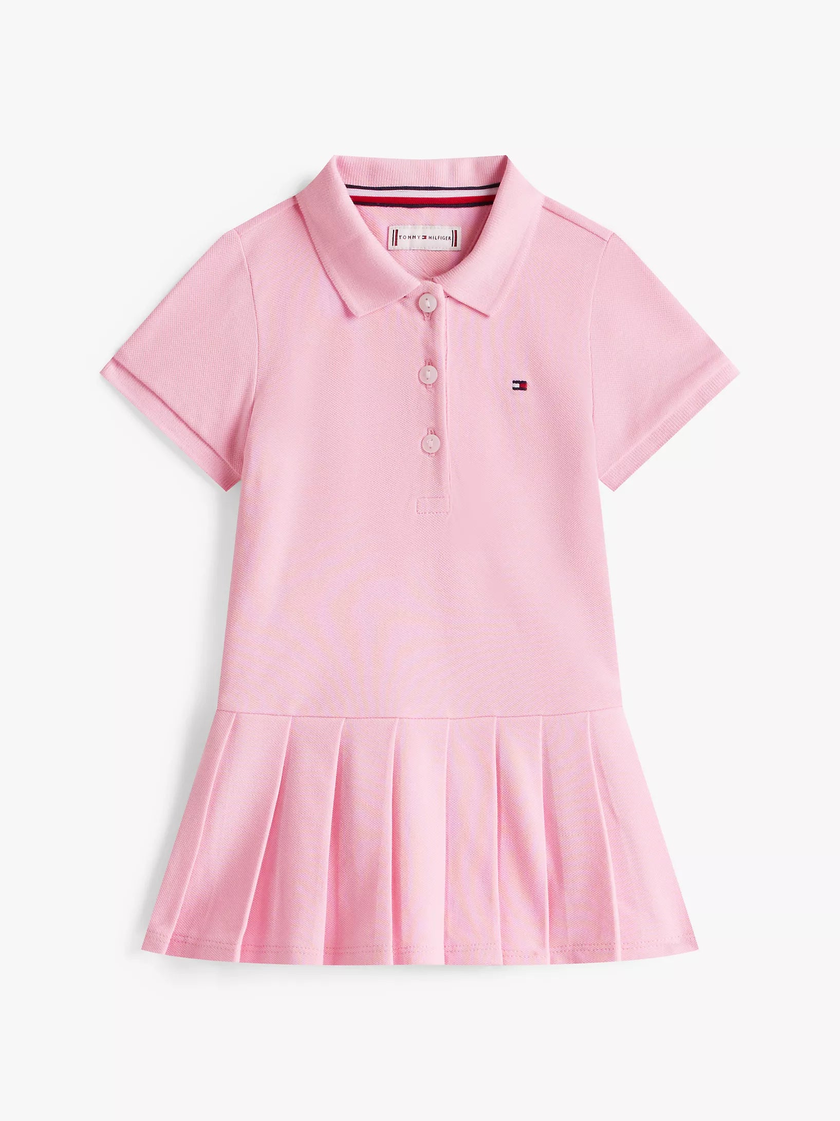 Tommy Baby Girl' Pleated Polo Dress
