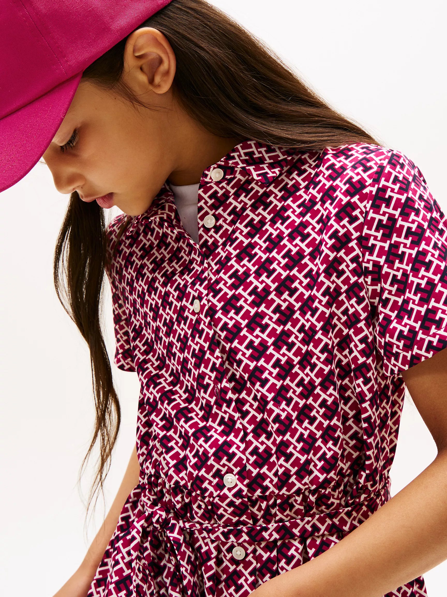 Tommy GIRL TH Monogram Shirtdress