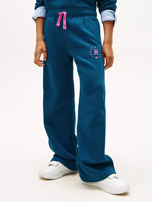 TOMMY Girls Wide-Leg Circle Logo Sweatpant