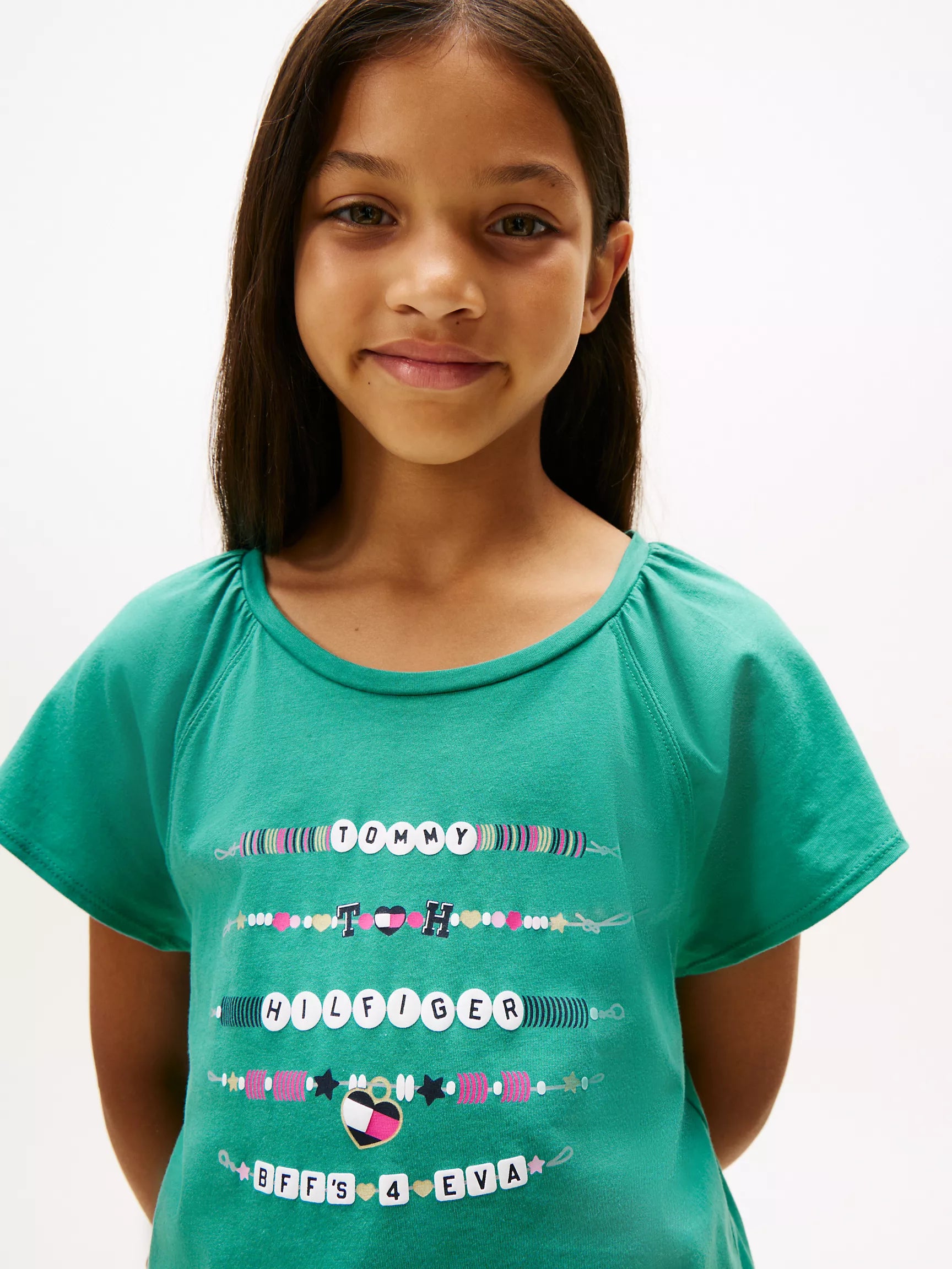 Girls' Tommy Friendship Logo T-shirt/
