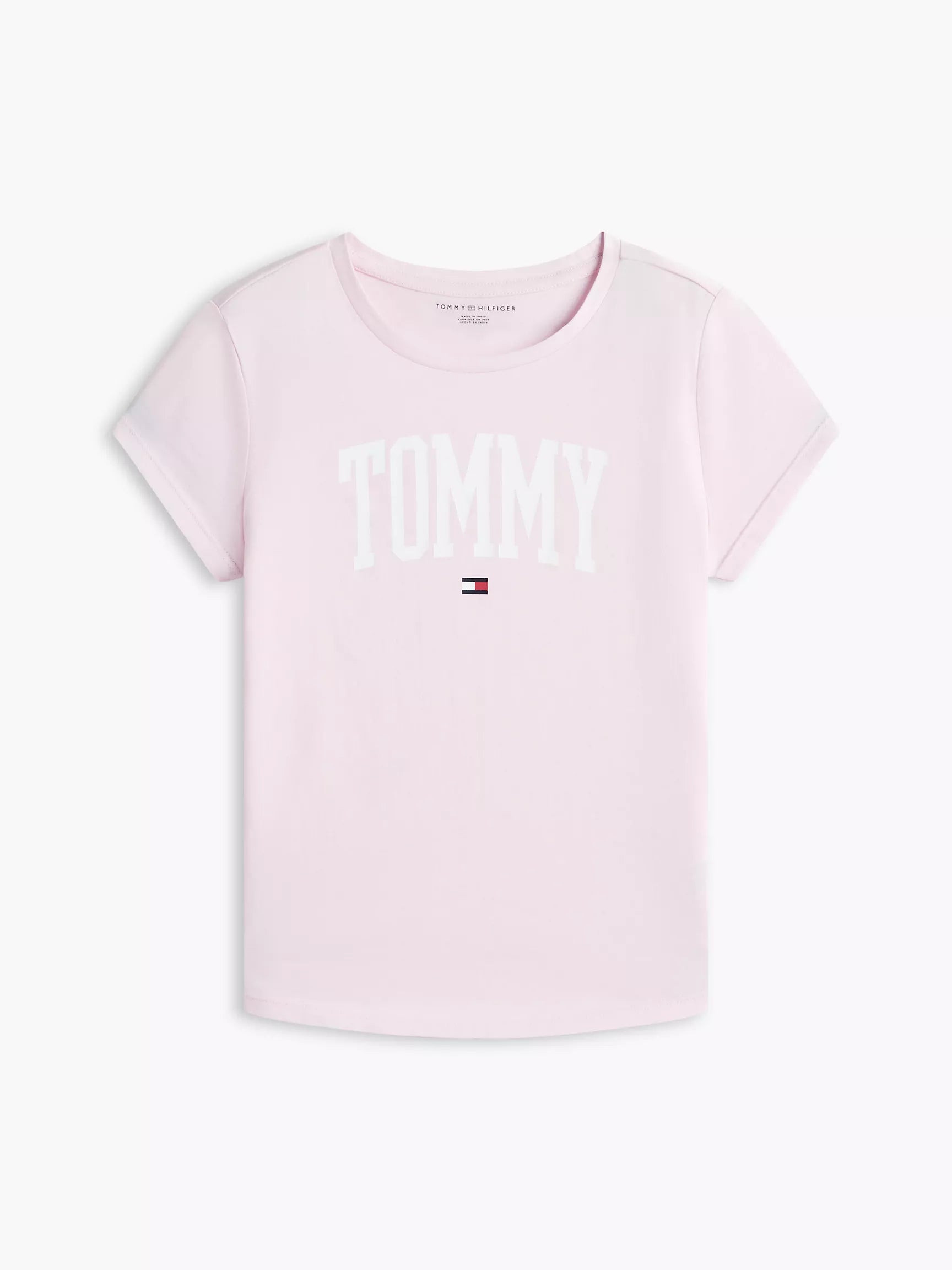 Girls' Tommy Logo T-Shirt-Ballerina