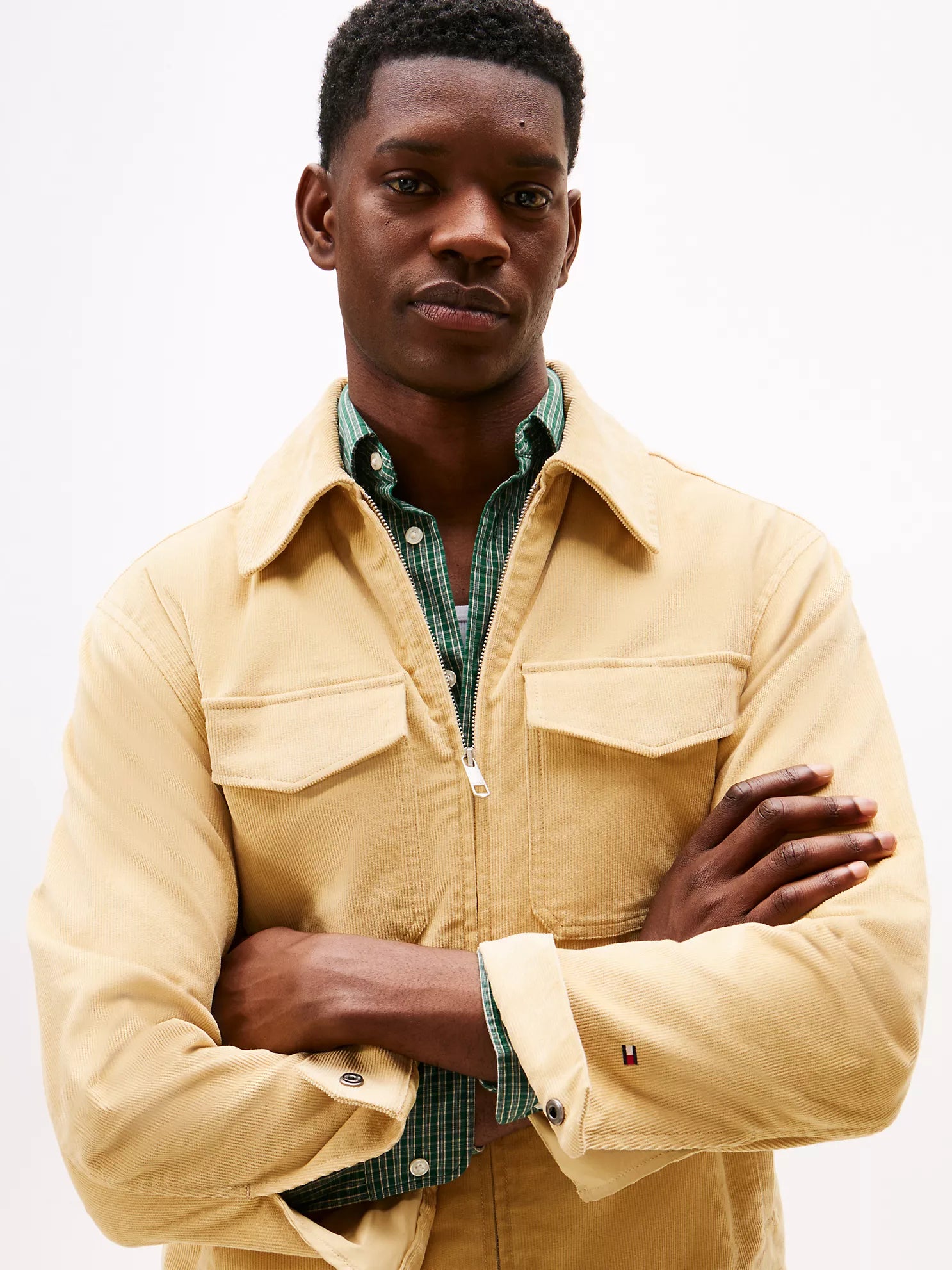 Tommy MENS' Corduroy Zip Jacket Beechwood