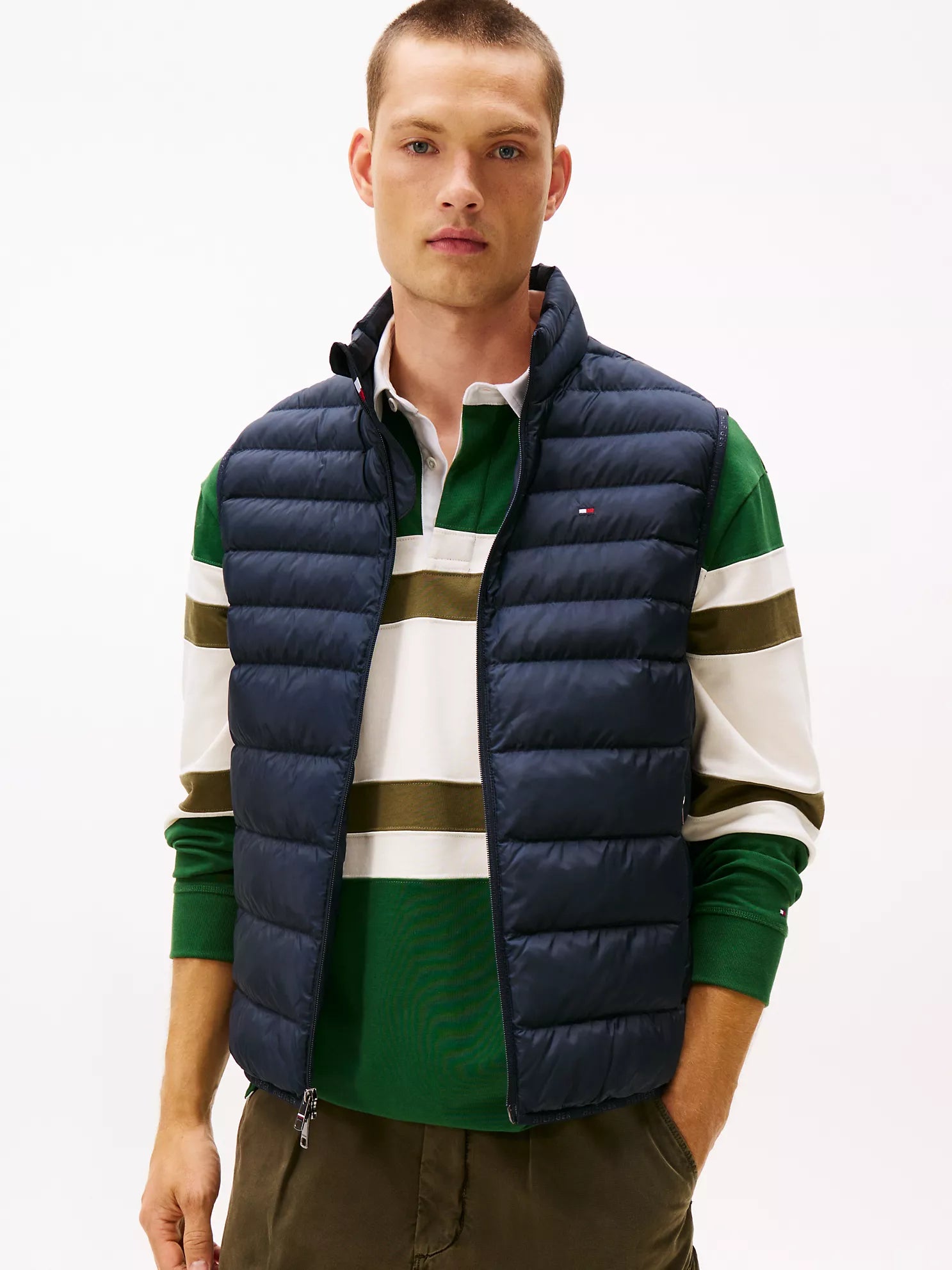 TOMMY Mens' Lightweight Packable Vest NAVY