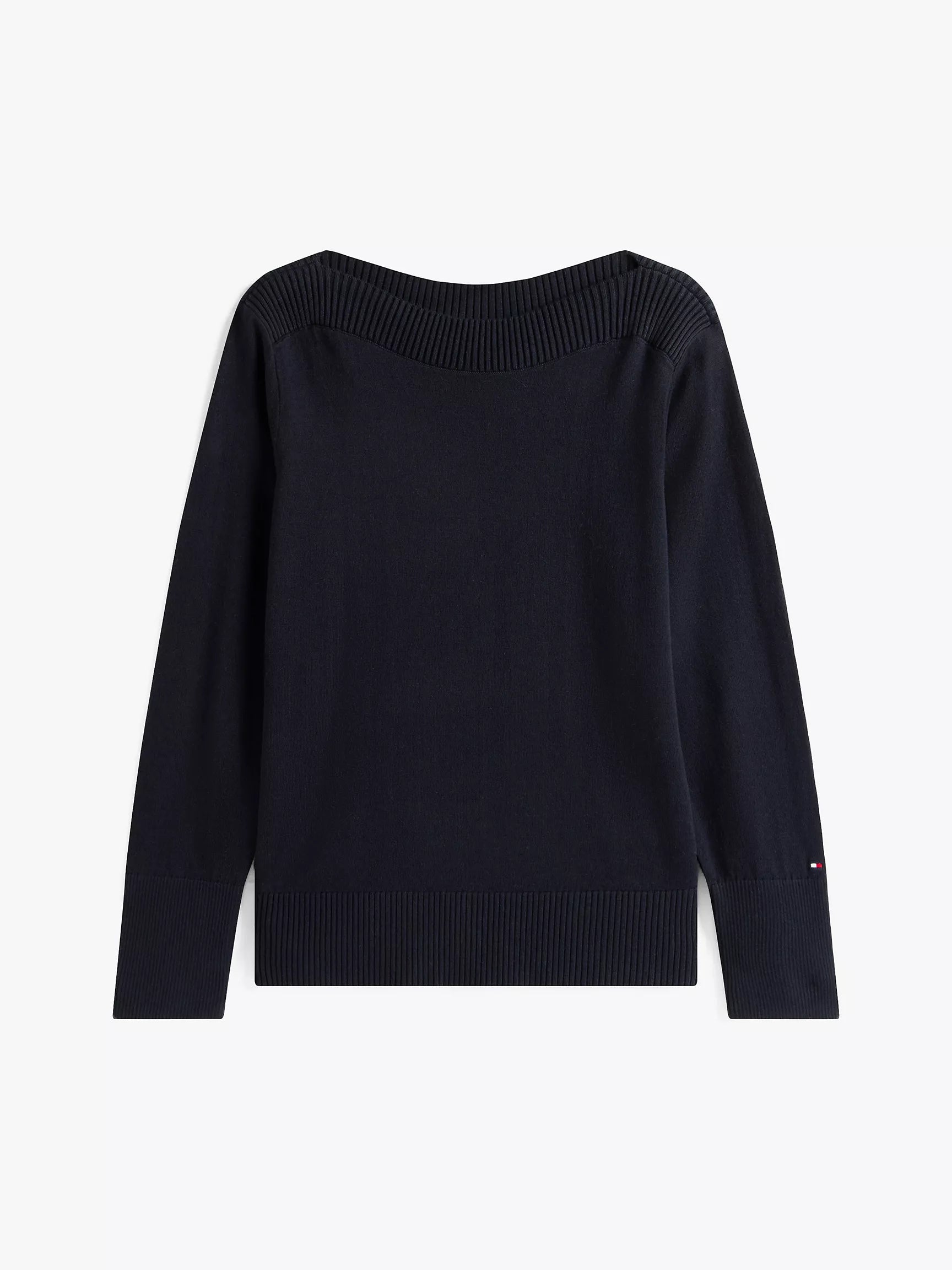 TOMMY WOMENS' Boatneck Sweater/Navy