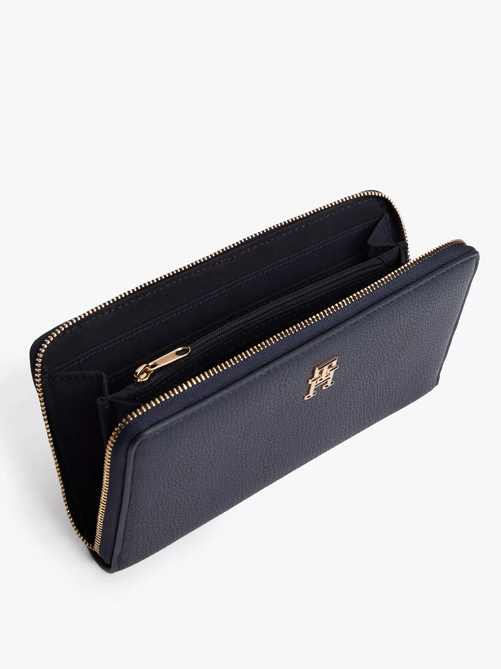 Women's Tommy Monogram Zip Wallet NAVY