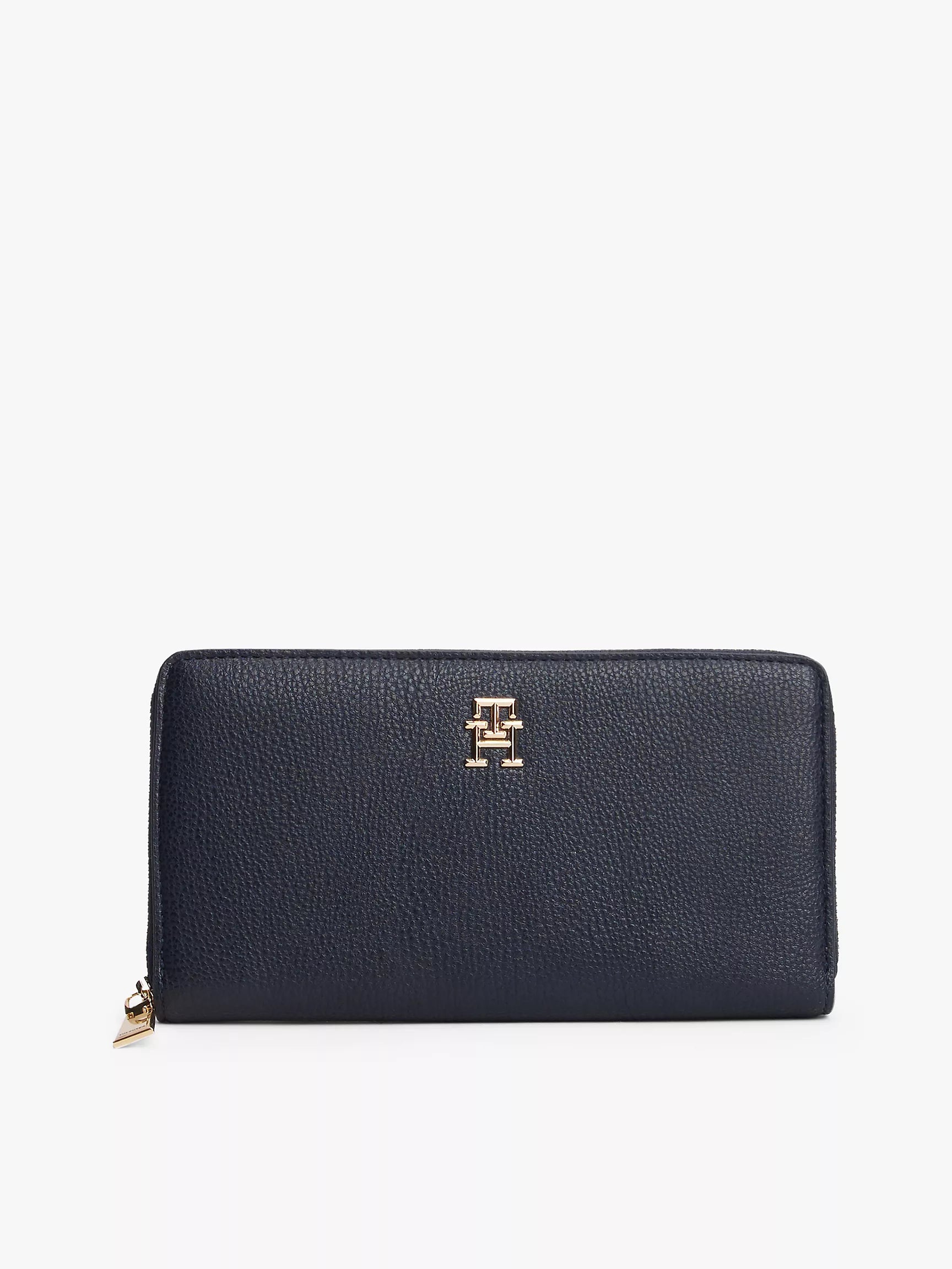 Women's Tommy Monogram Zip Wallet NAVY