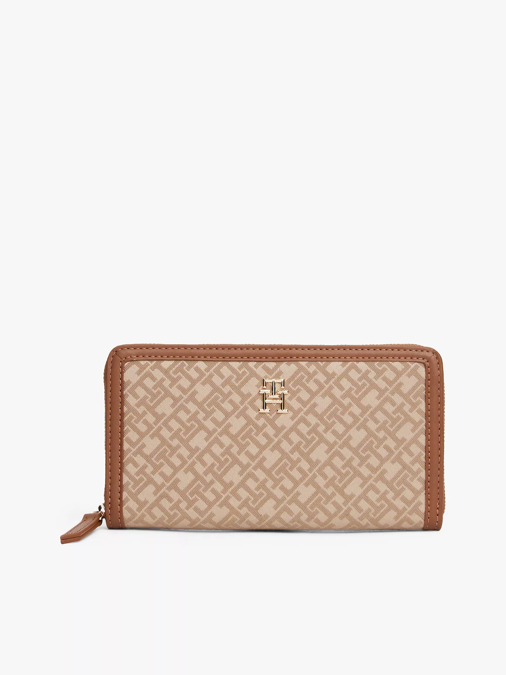 Women's Tommy Monogram Jacquard Zip Wallet