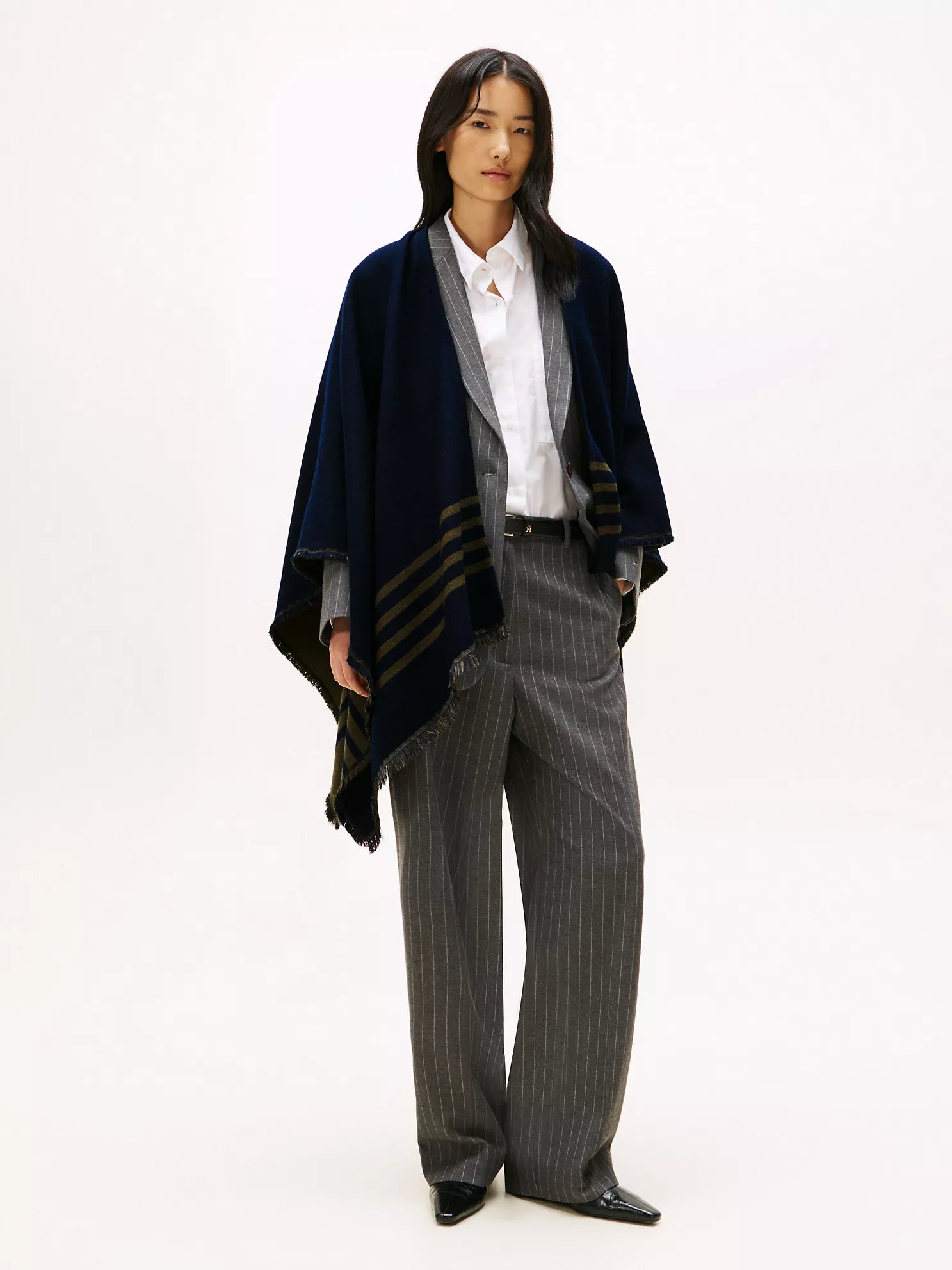 Tommy WOMENS' Hilfiger Stripe Logo Cape