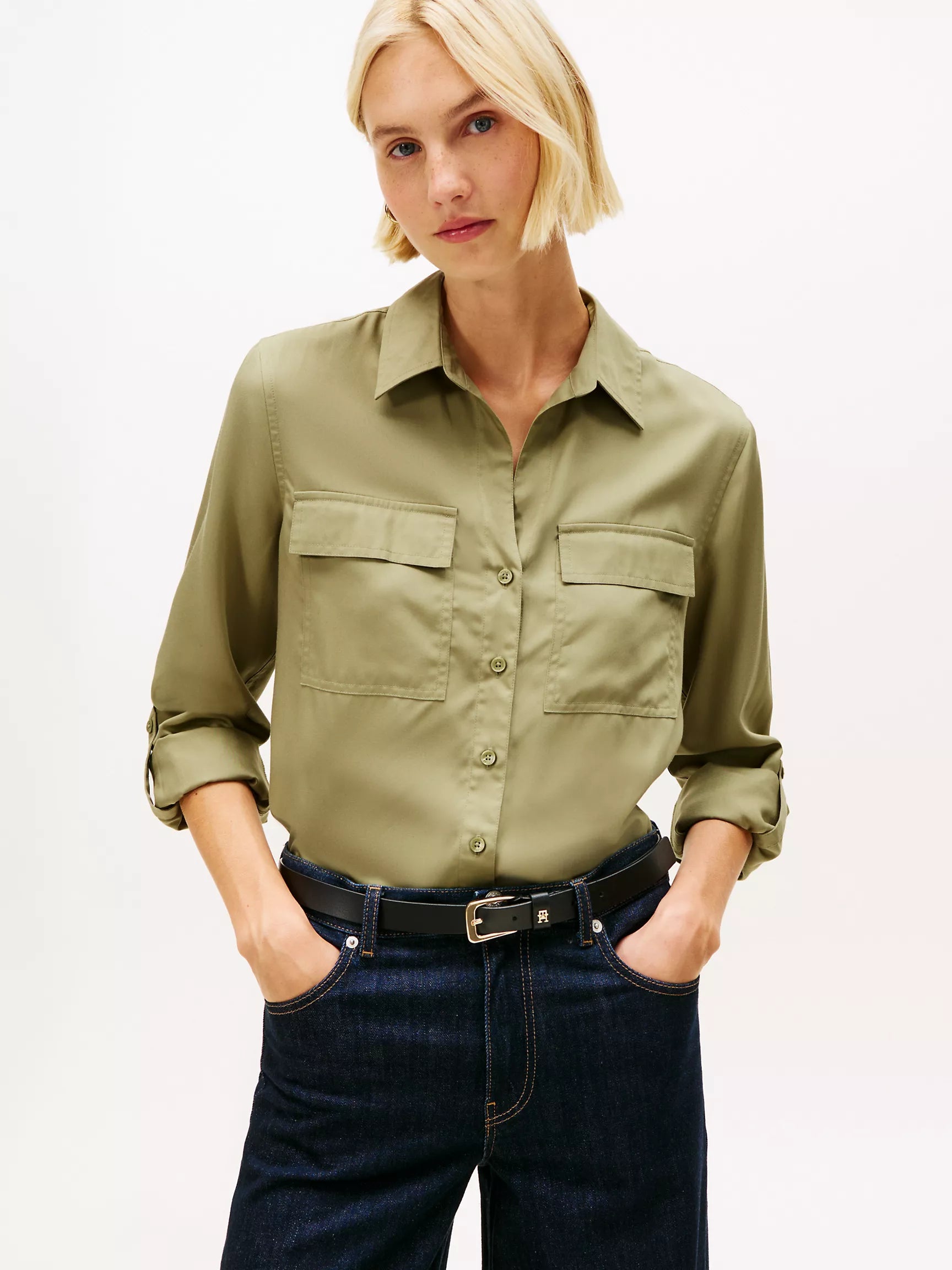 Womens' Tommy Lightweight Utility Shirt/ Faded Olive