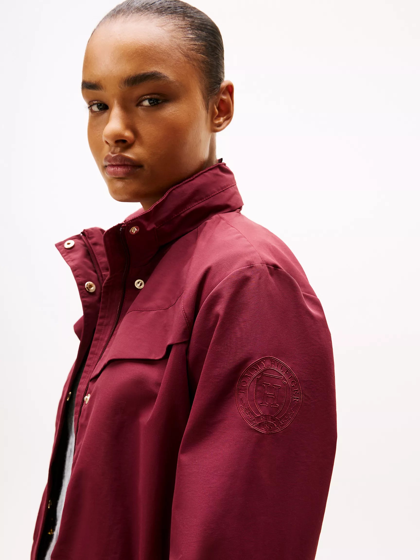 Tommy Womens' Yacht Jacket /Burgundy
