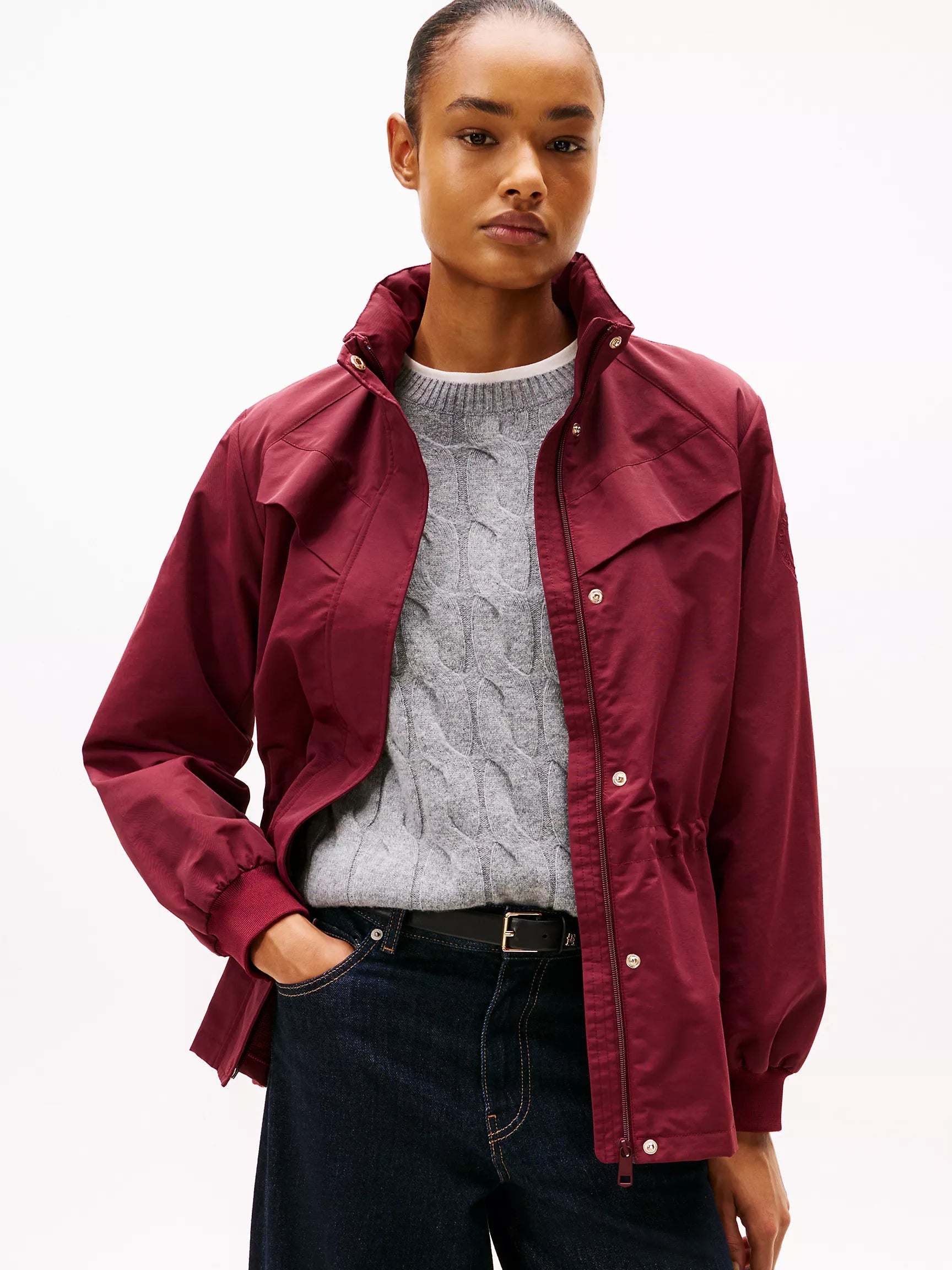 Tommy Womens' Yacht Jacket /Burgundy