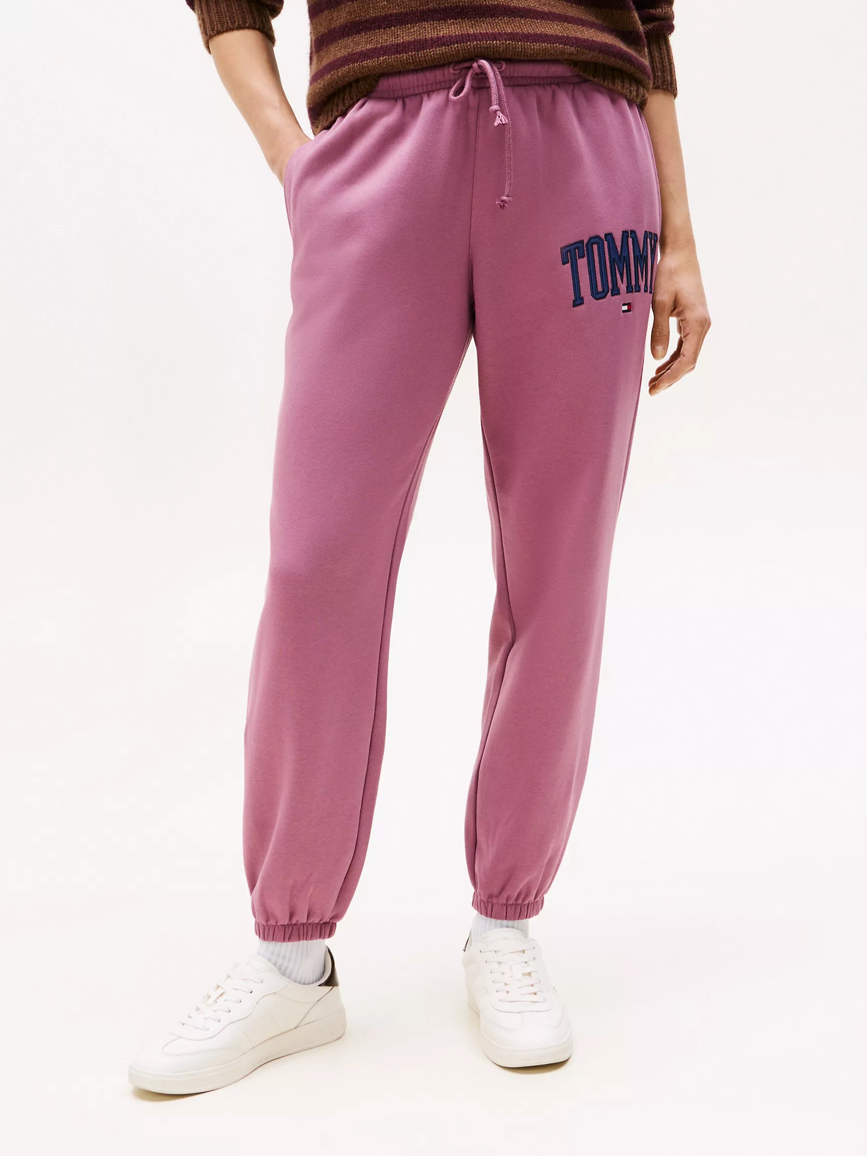 Tommy Womens' Varsity Tommy Logo Sweatpant/ Misty Plum