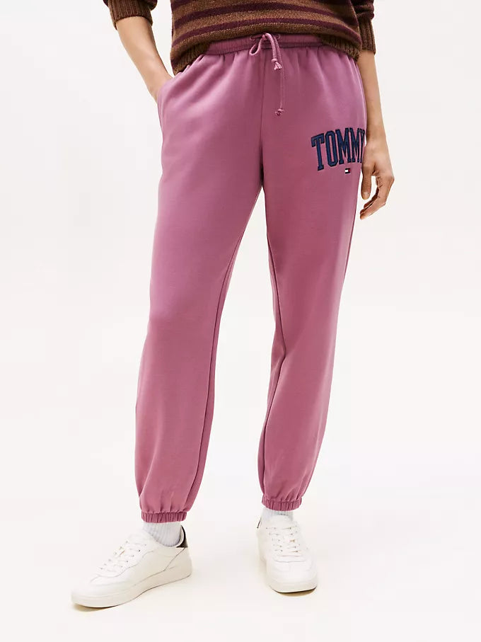 Tommy Womens' Varsity Tommy Logo Sweatpant/ Misty Plum