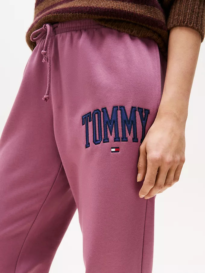 Tommy Womens' Varsity Tommy Logo Sweatpant/ Misty Plum