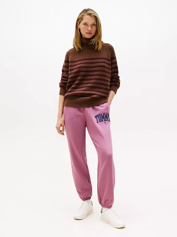 Tommy Womens' Varsity Tommy Logo Sweatpant/ Misty Plum