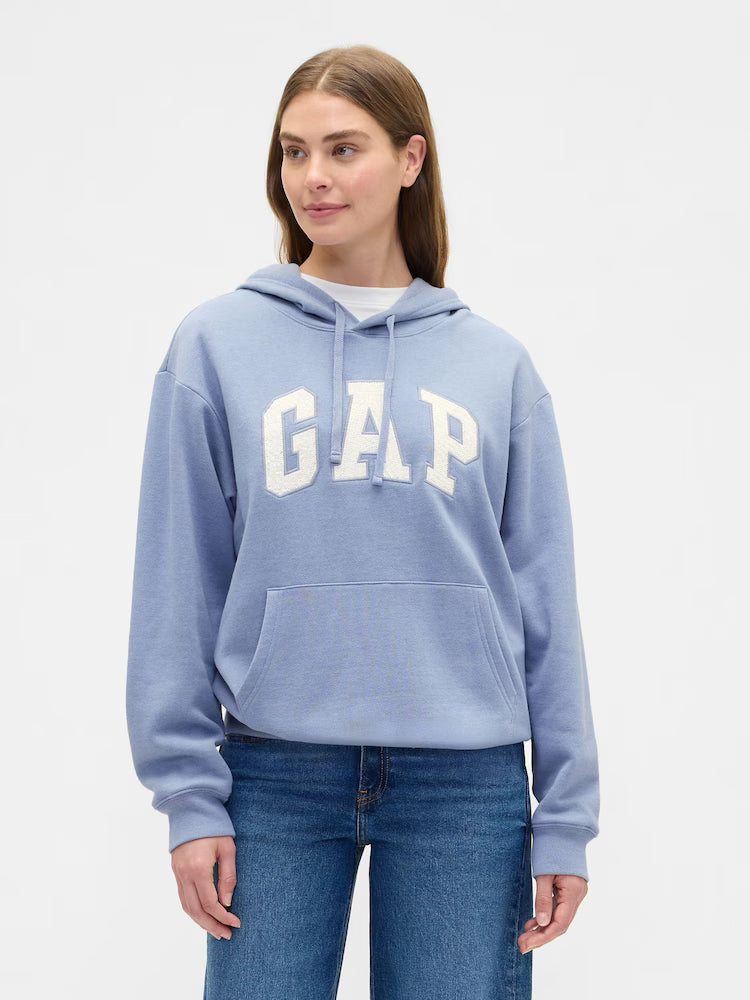 Womens' GAP Blue Logo Hoodie