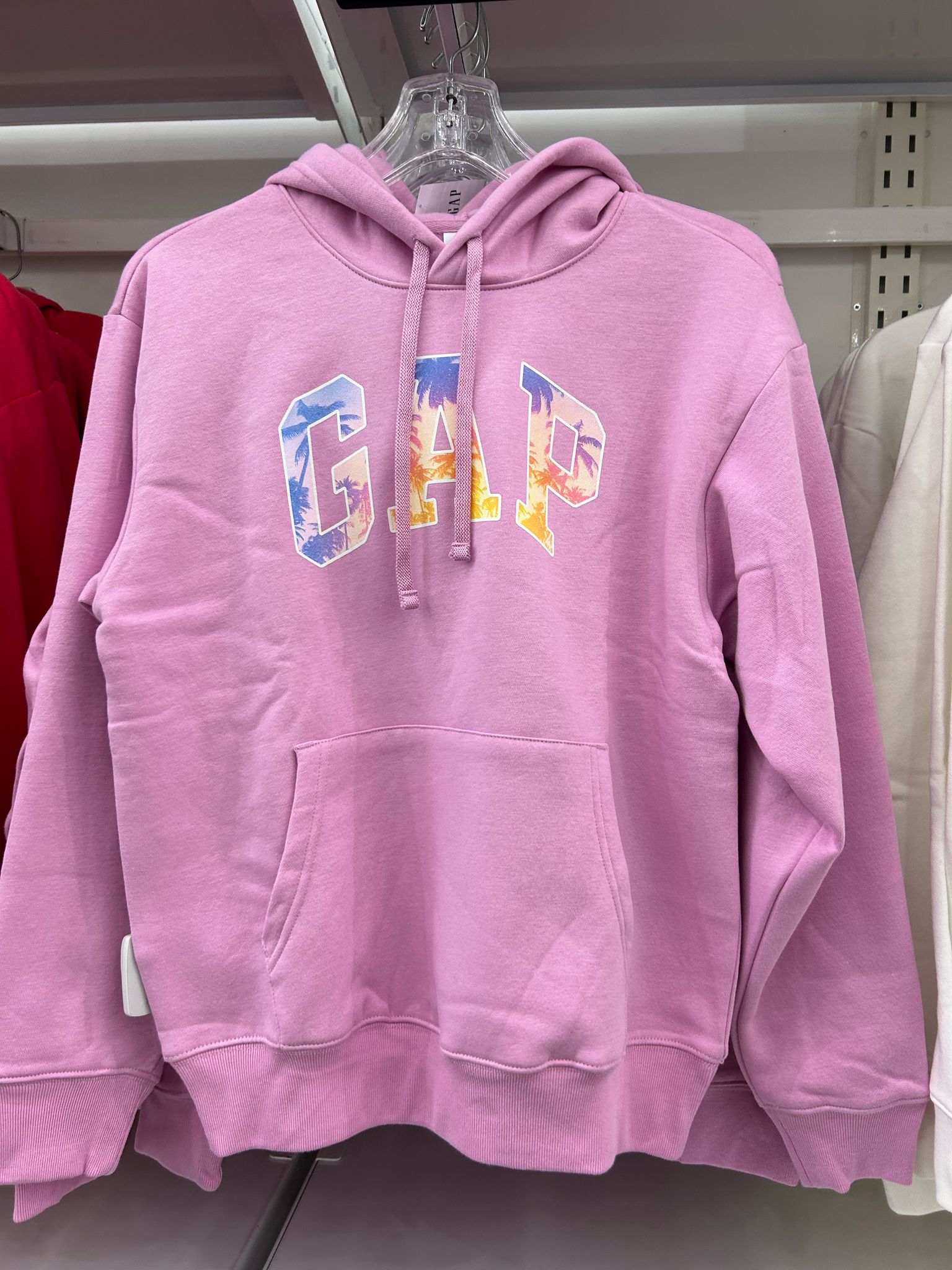 Women Gap Logo Hoodie sugar pink