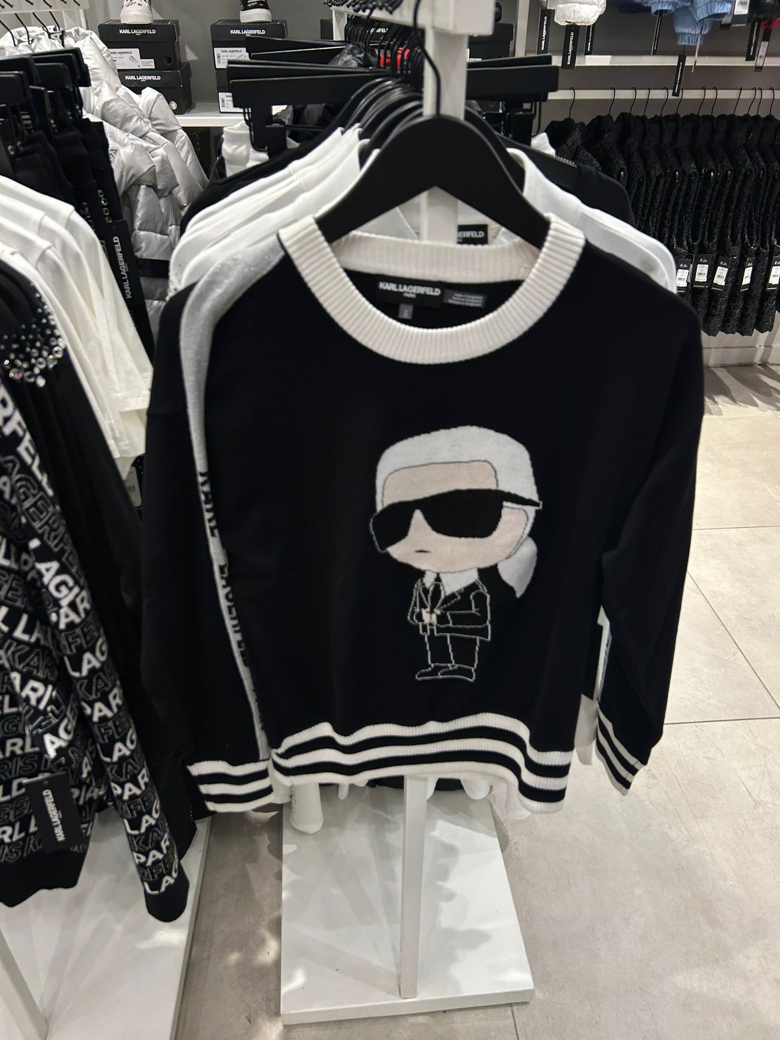 Karl Lagerfeld Paris Women's KARL IN BLAZER SWEATER