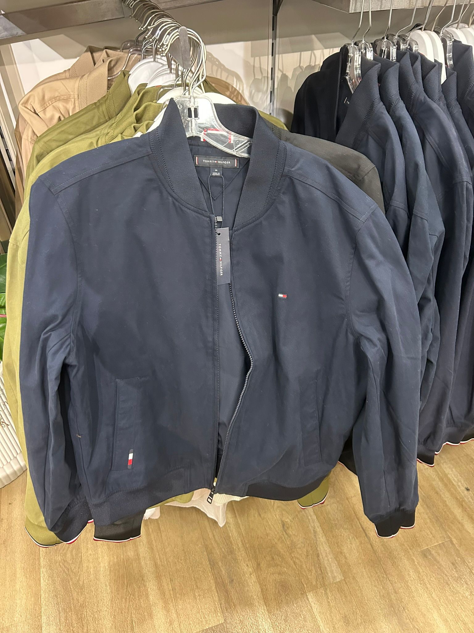 Tommy MENS' Lightweight Twill Bomber Navy