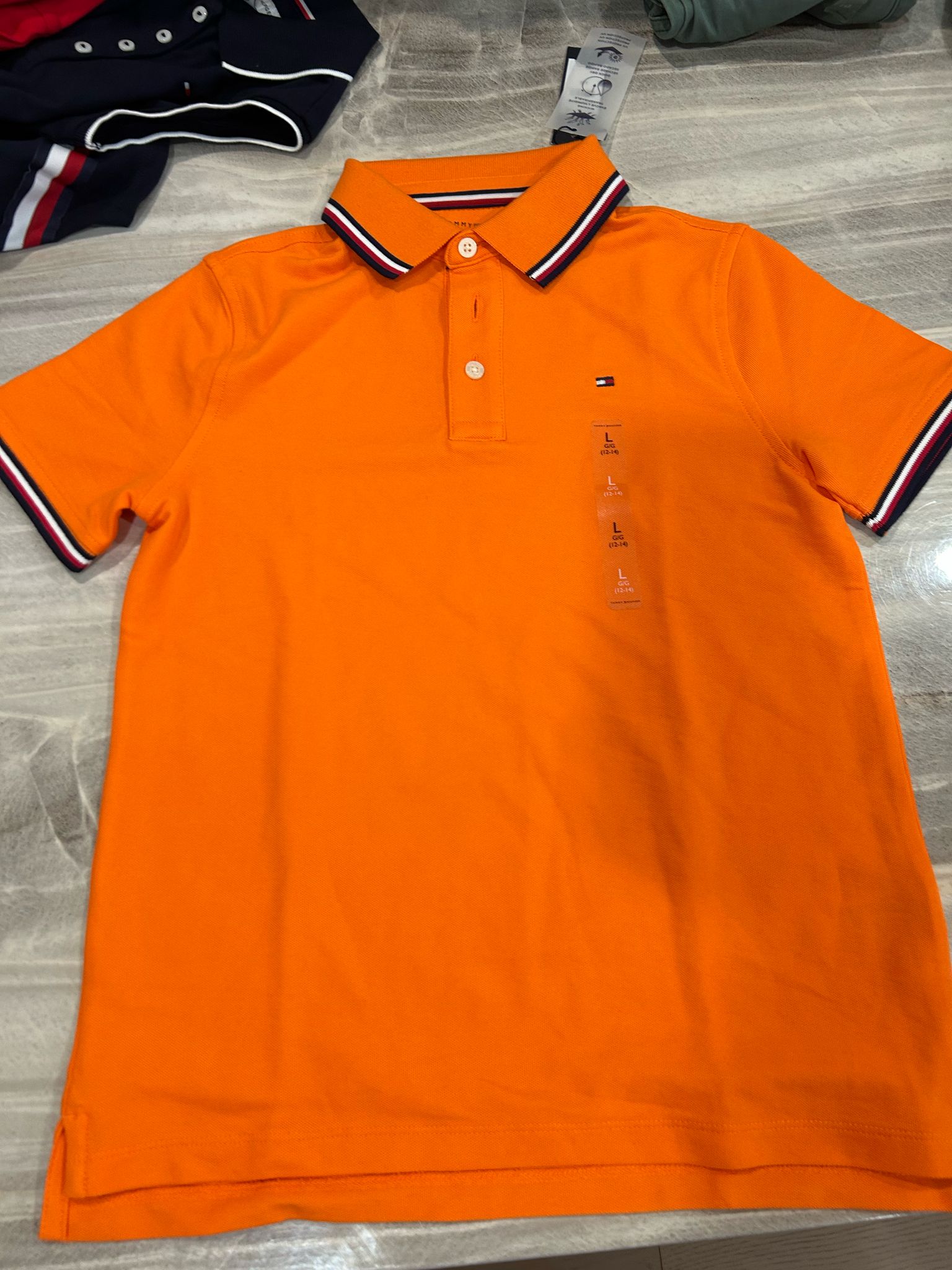 Boys' Tommy Wicking Polo/Exotic Orange
