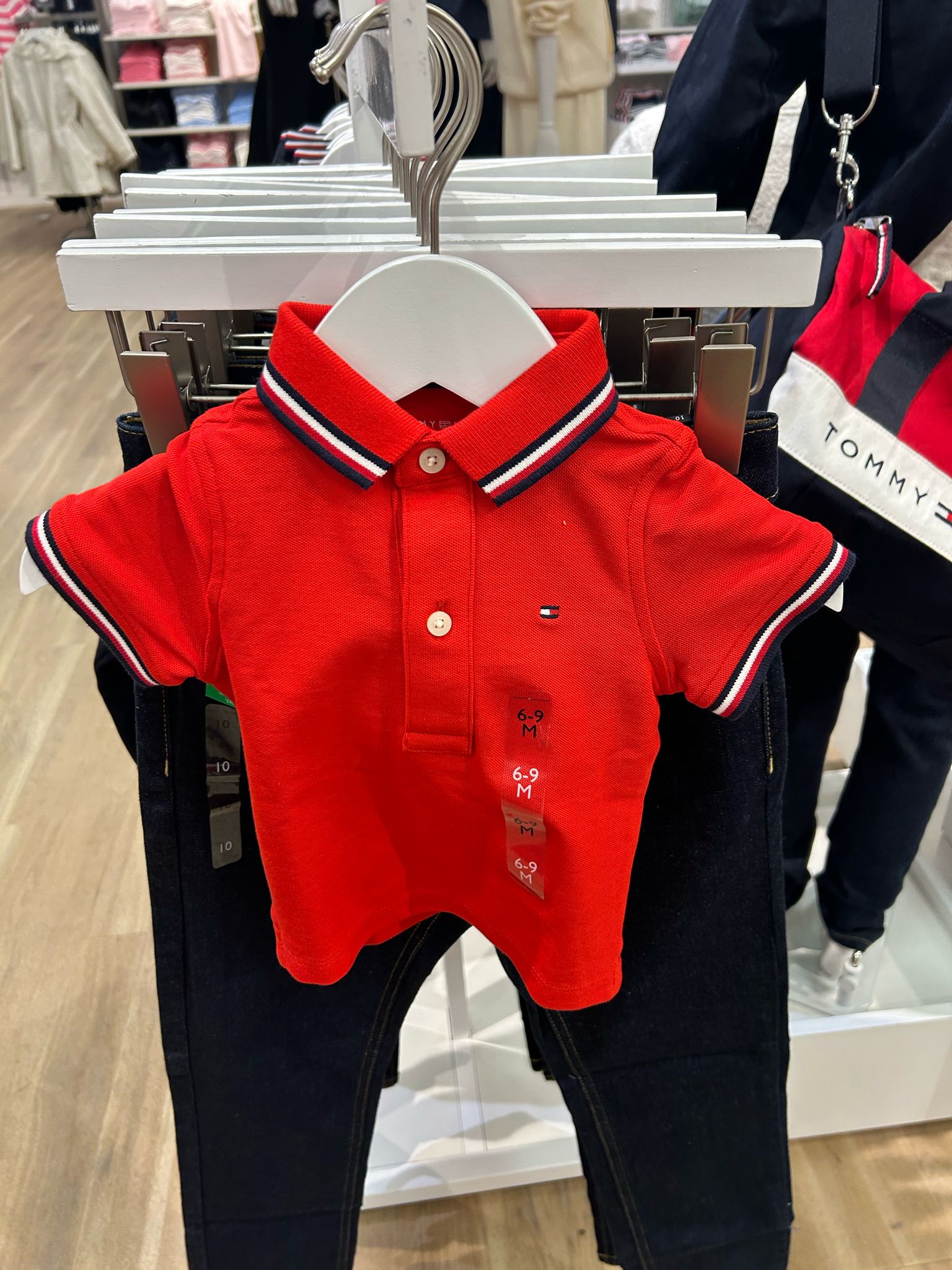 Tommy hilfiger Baby polo shirt with contrasting trim