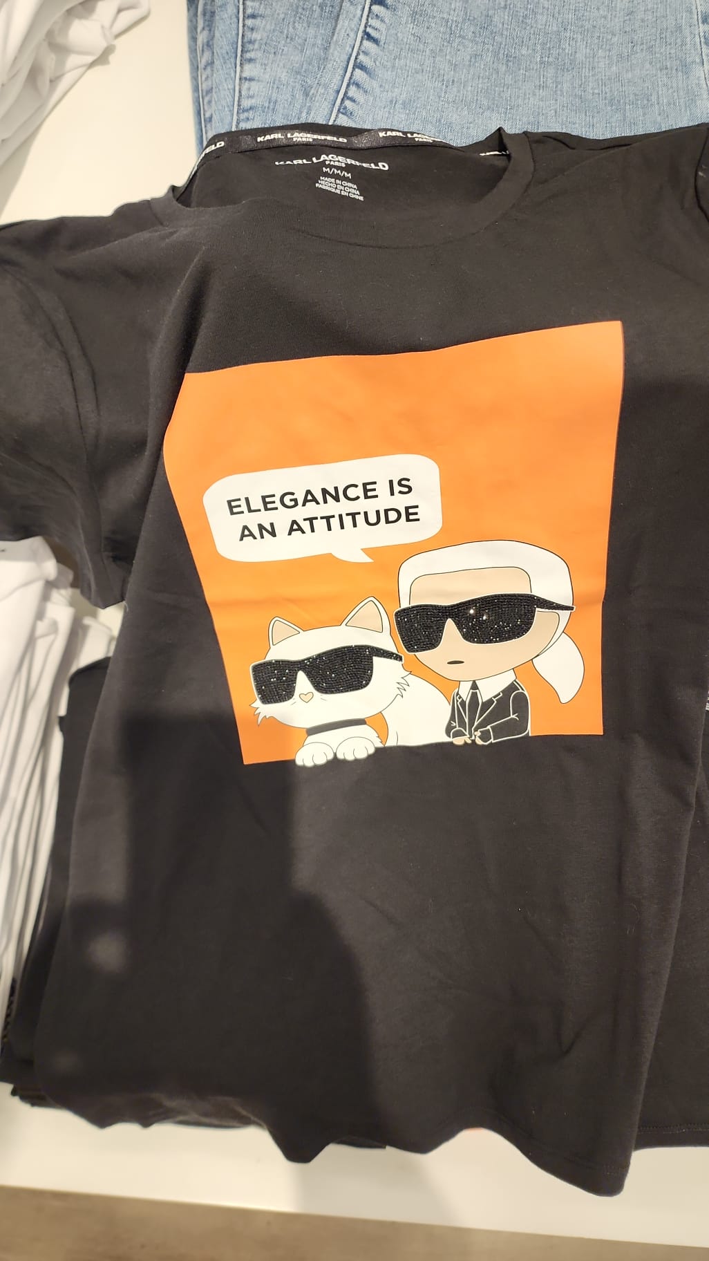 Karl Womens' ELEGANCE QUOTE TEE