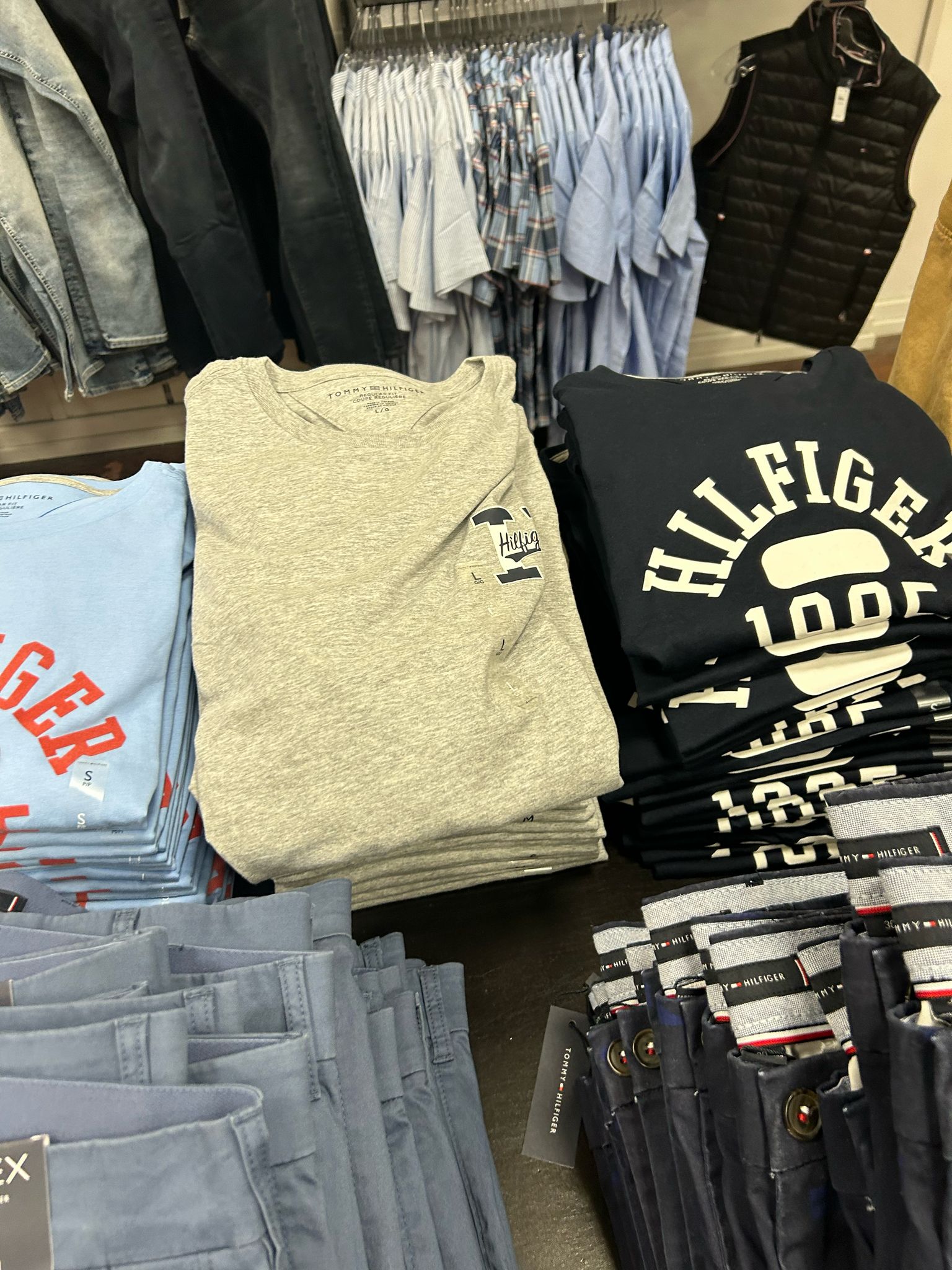 Tommy Men Hilfiger 1985 Logo T-Shirt/ Navy