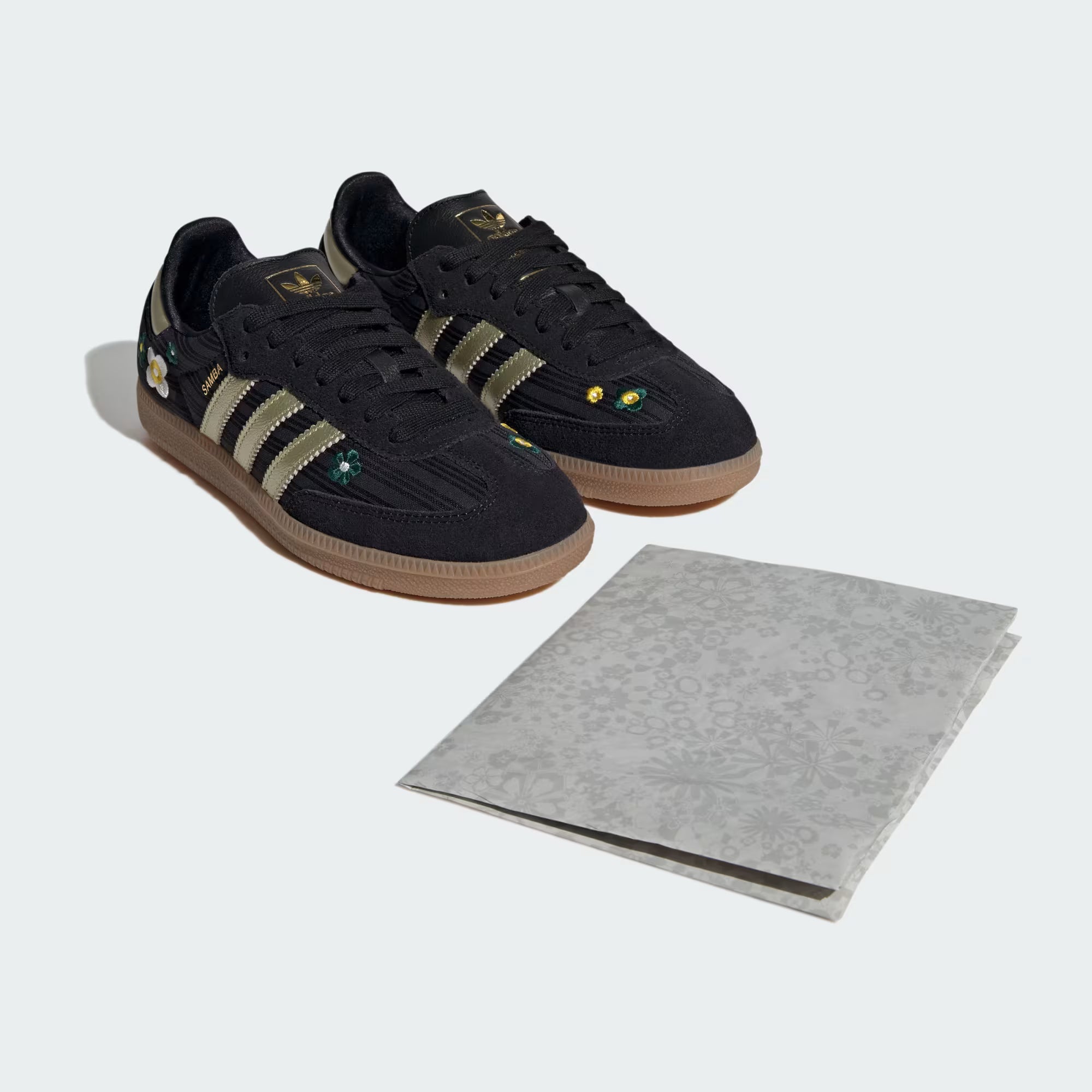 Adidas Women's Originals x Liberty London Samba OG Shoes-Black