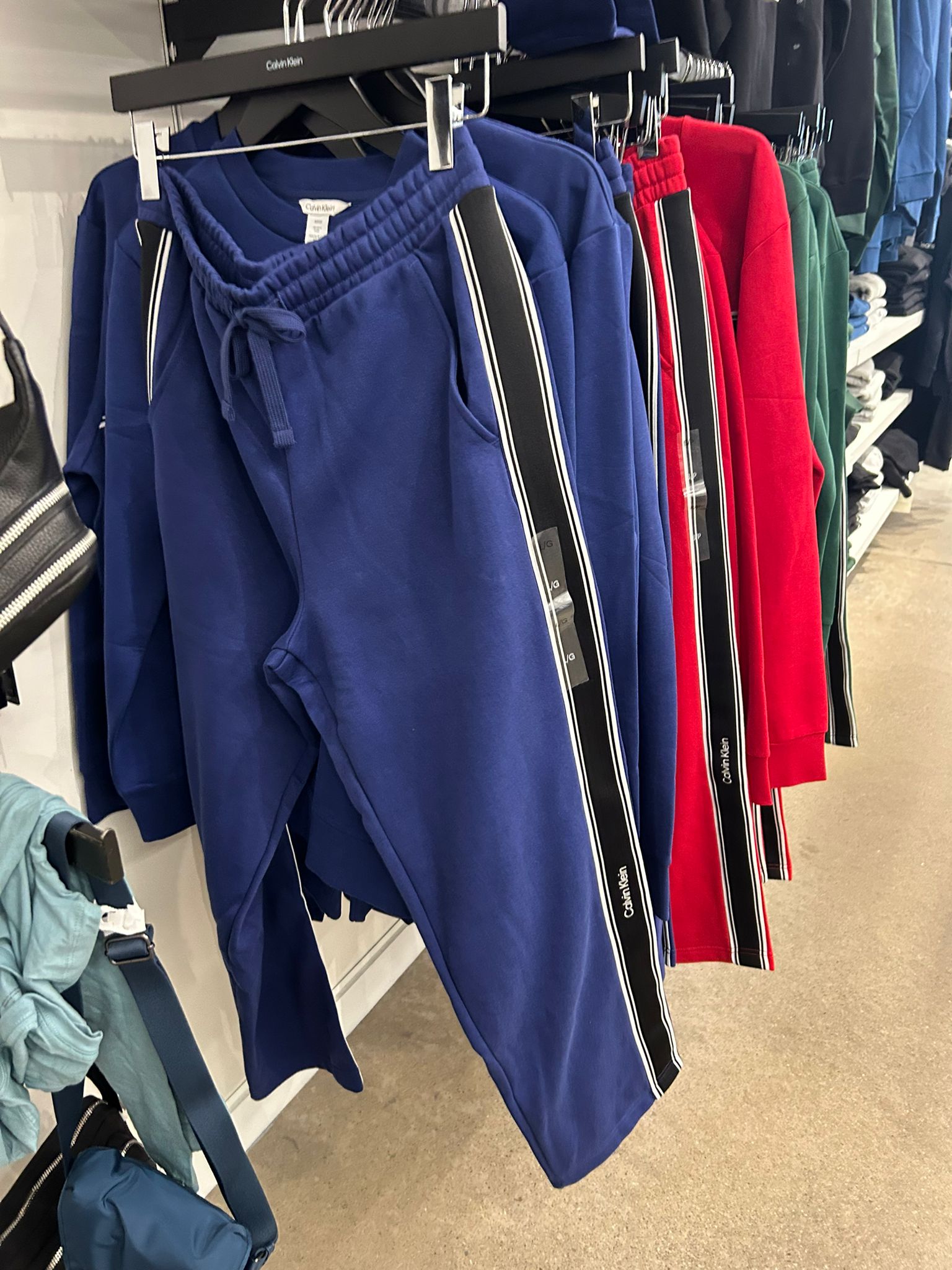 Calvin Klein Mens' Classic Fleece Sweatpants Blueprint