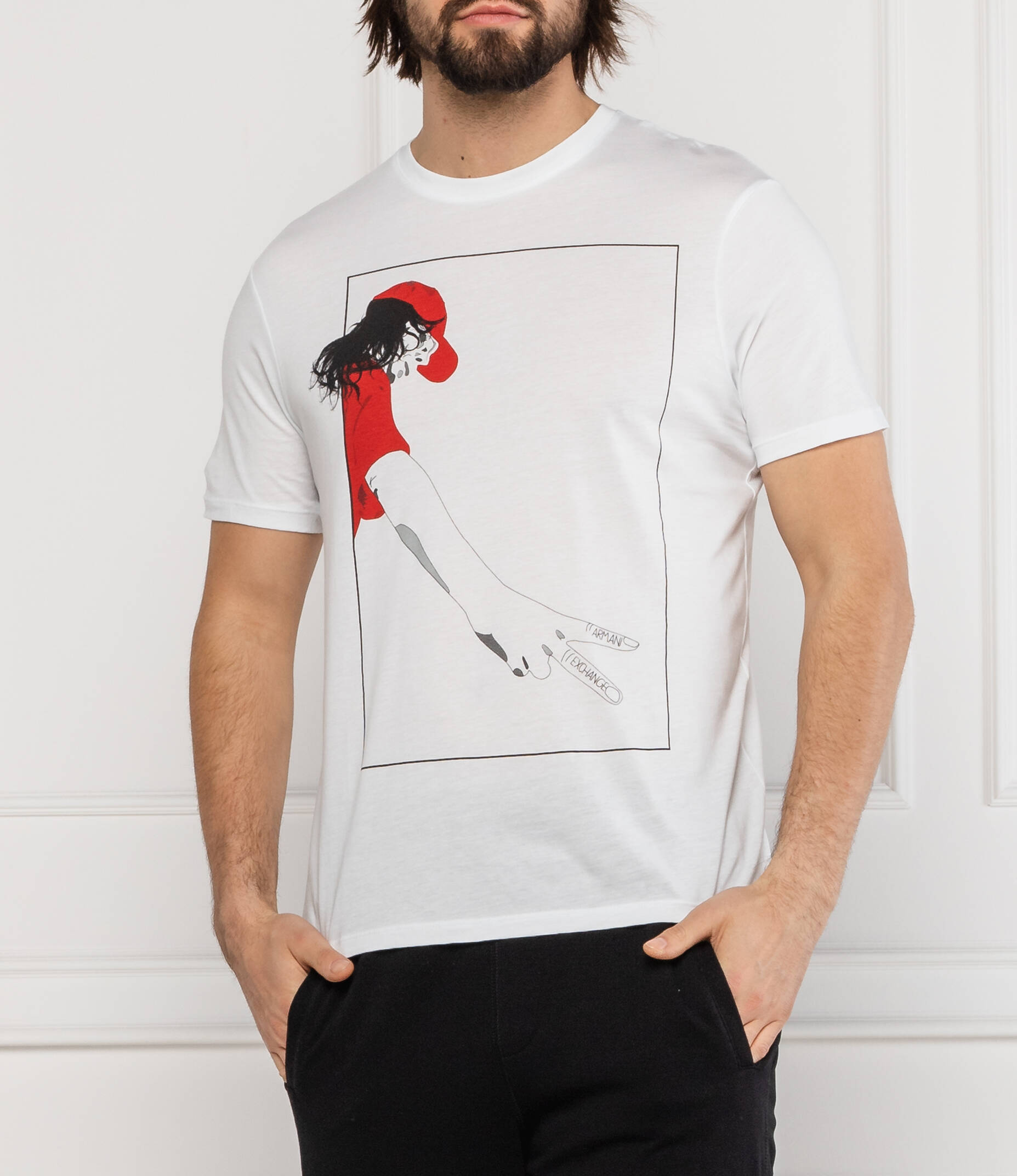 Armani Exchange Mens' Regular Fit / WHITE