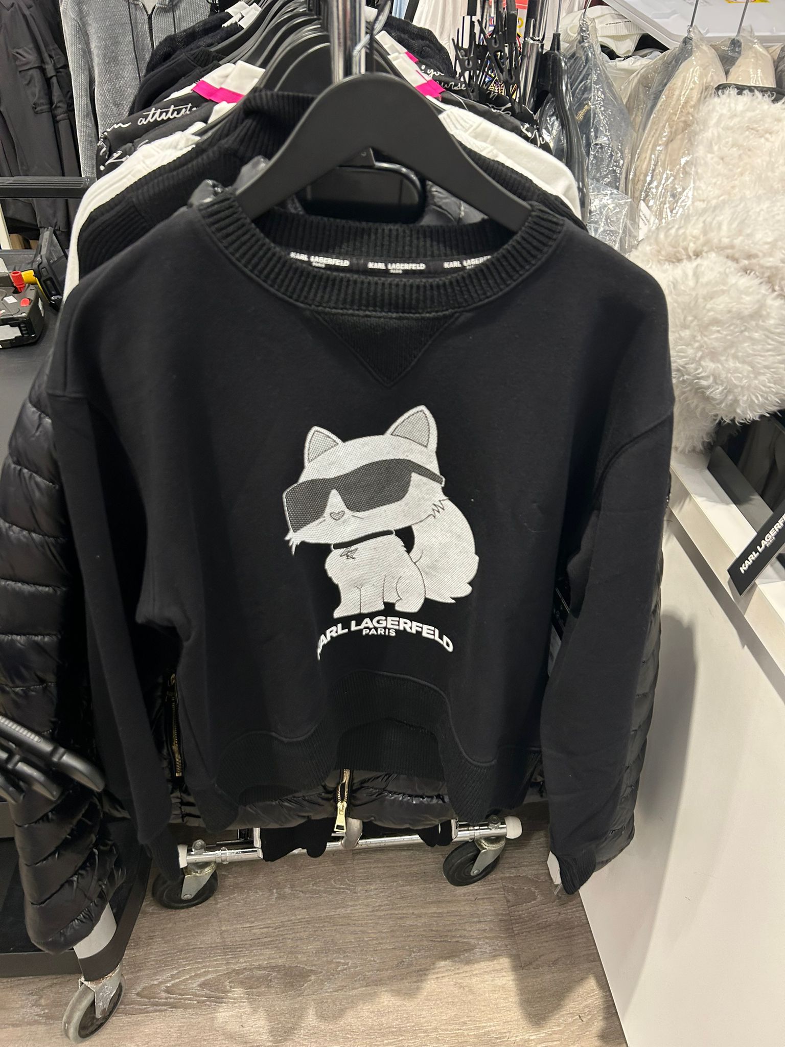 Womens' KARL CHOUPETTE CREWNECK SWEATSHIRT